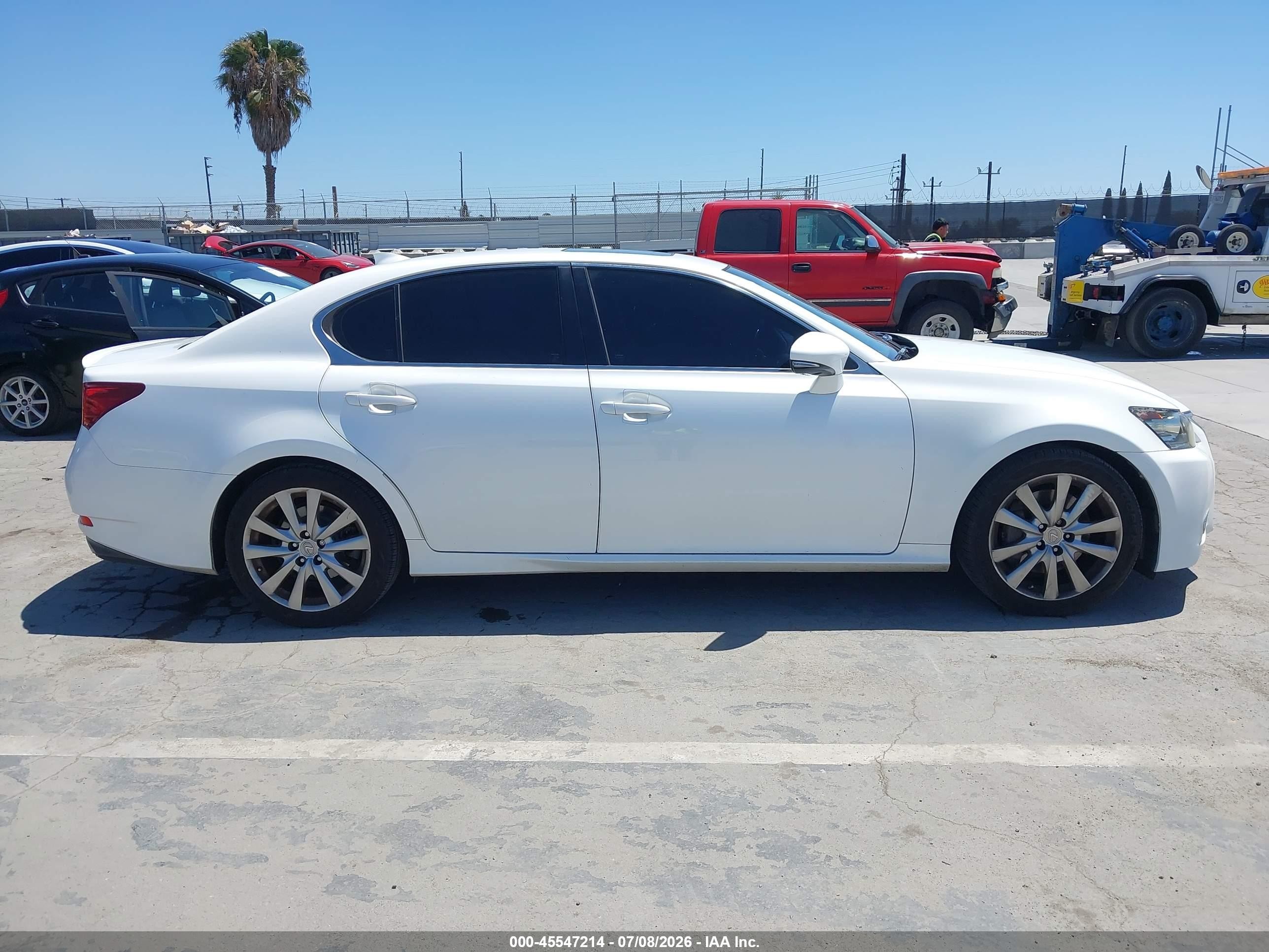 2015 Lexus Gs 350   White vin: JTHBE1BL2FA012823