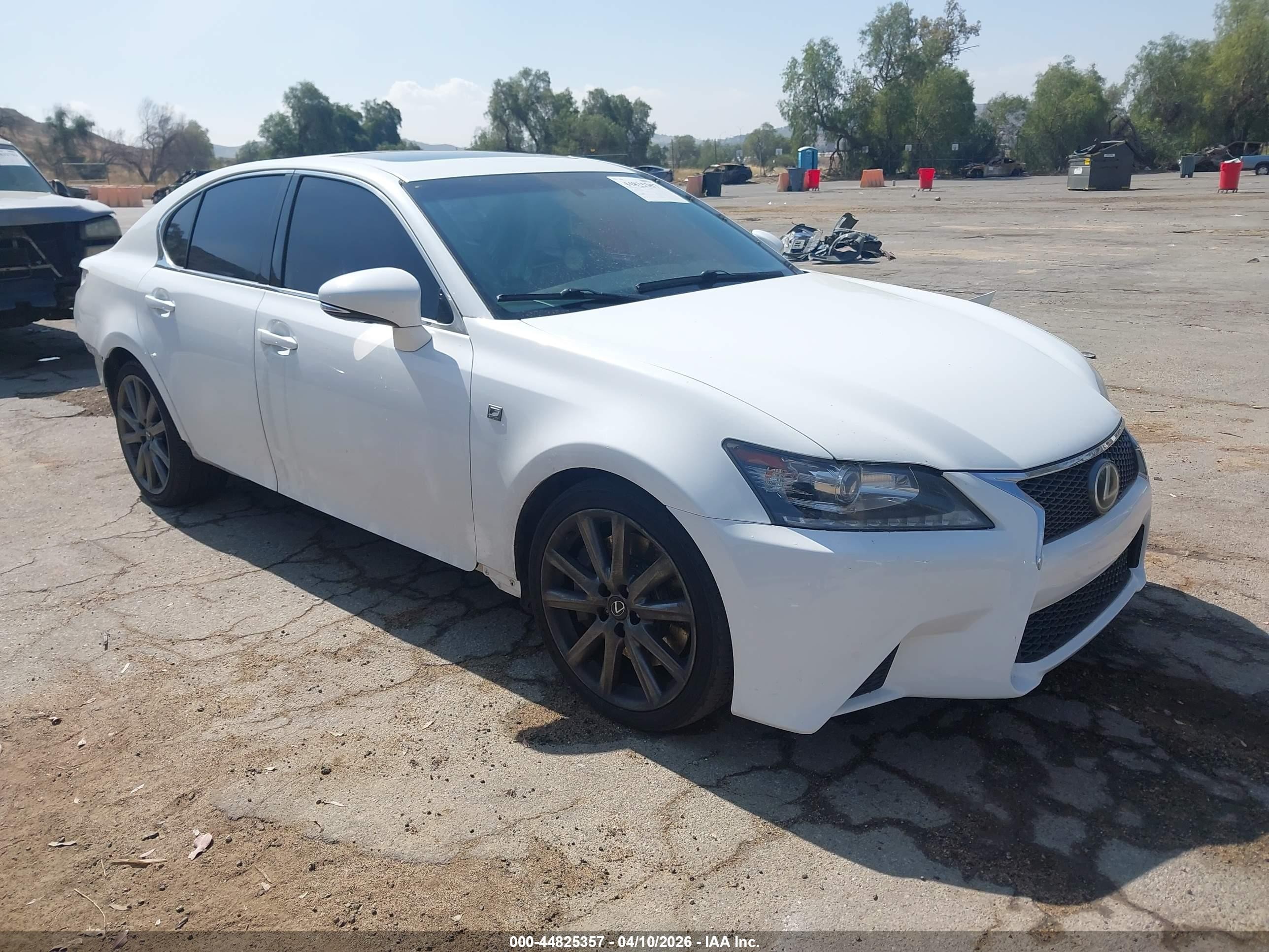 2015 Lexus Gs 350   White vin: JTHBE1BL2FA017648