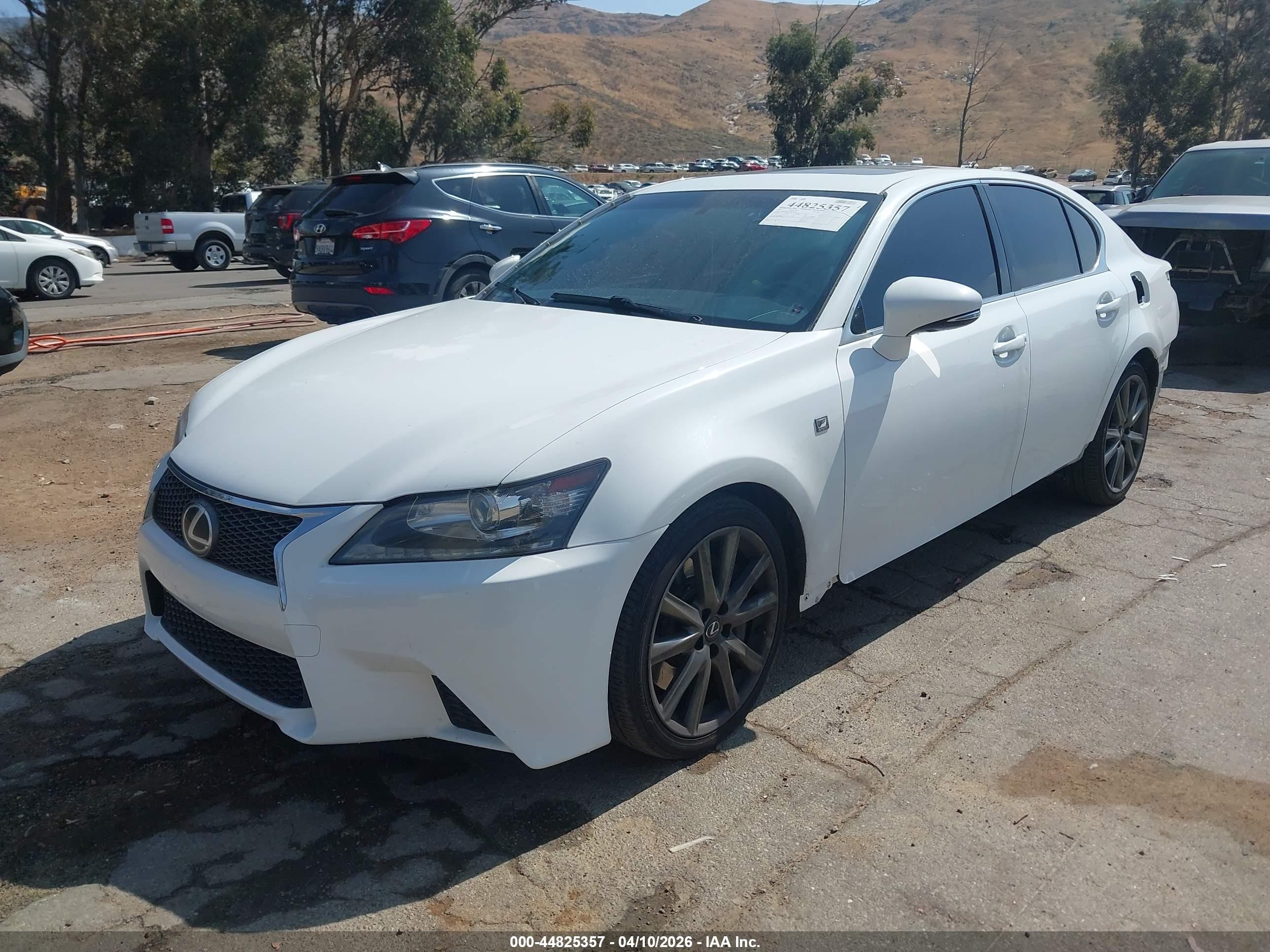 2015 Lexus Gs 350   White vin: JTHBE1BL2FA017648