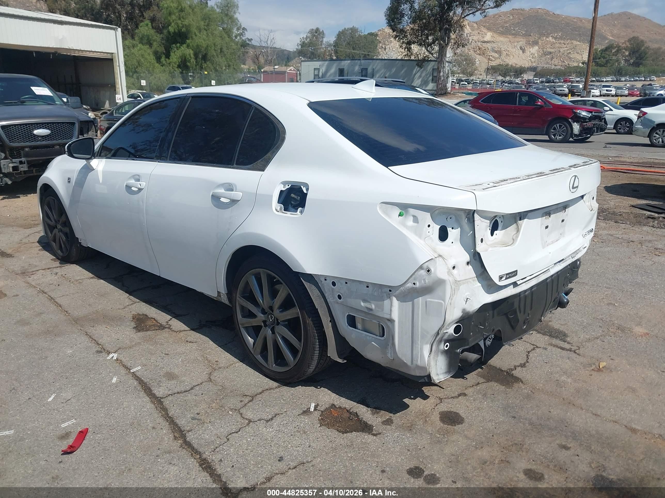 2015 Lexus Gs 350   White vin: JTHBE1BL2FA017648