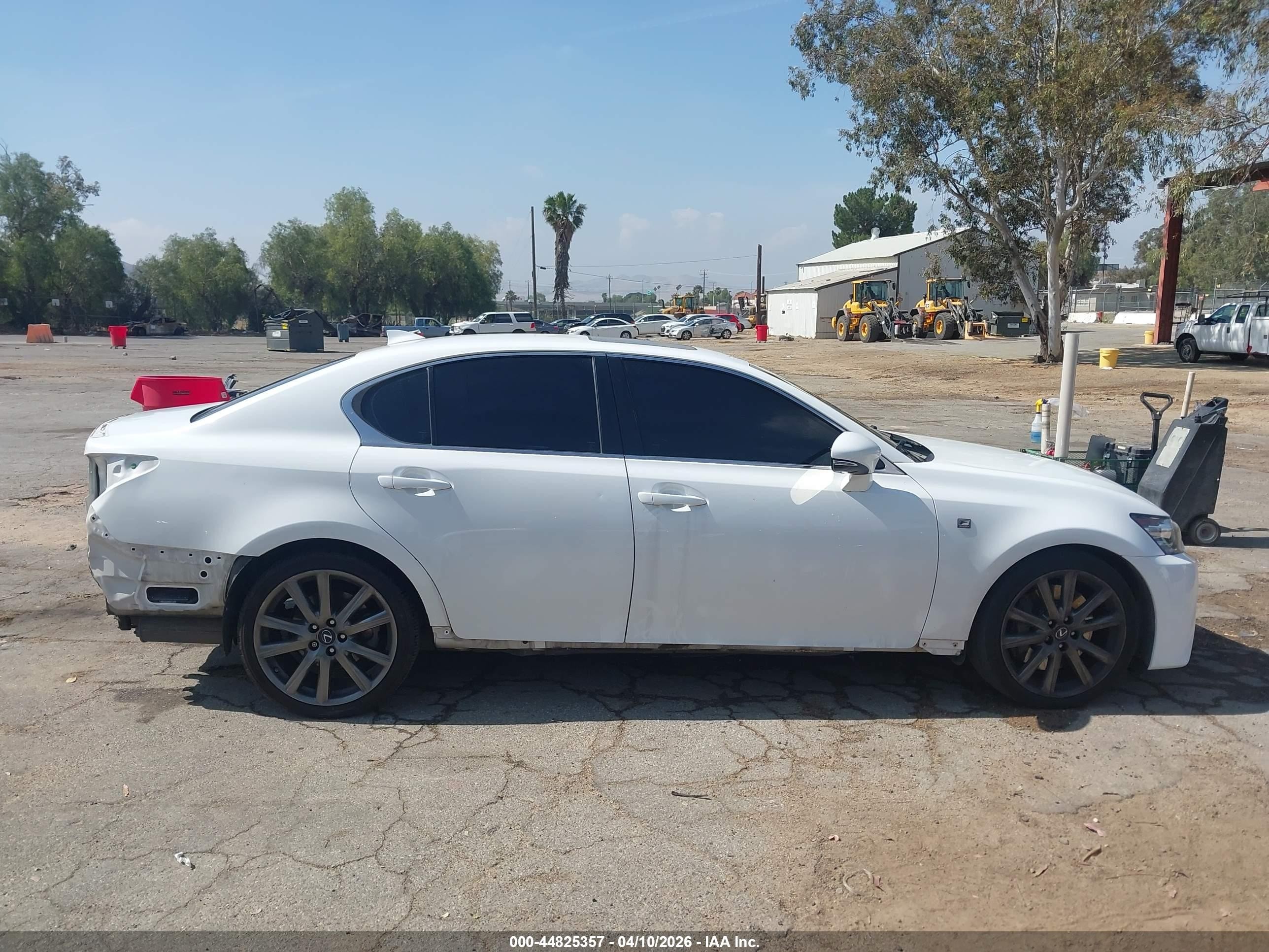 2015 Lexus Gs 350   White vin: JTHBE1BL2FA017648