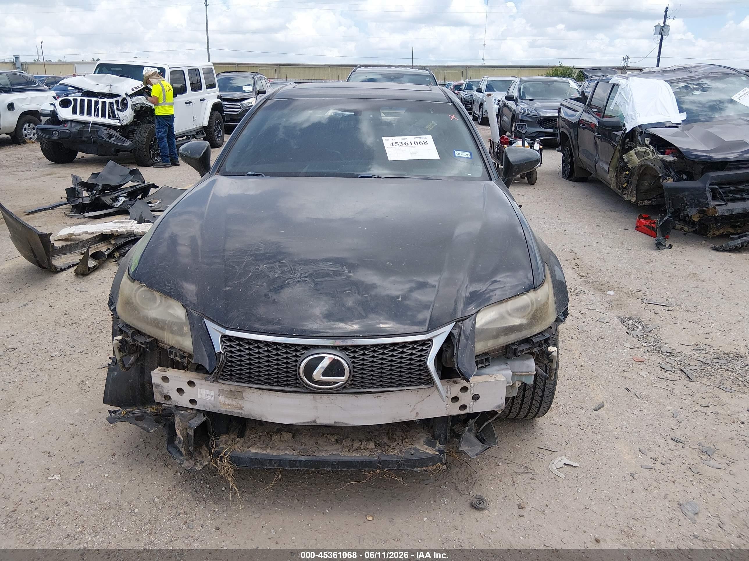 2013 Lexus Gs 350   Black vin: JTHBE1BL3D5022511
