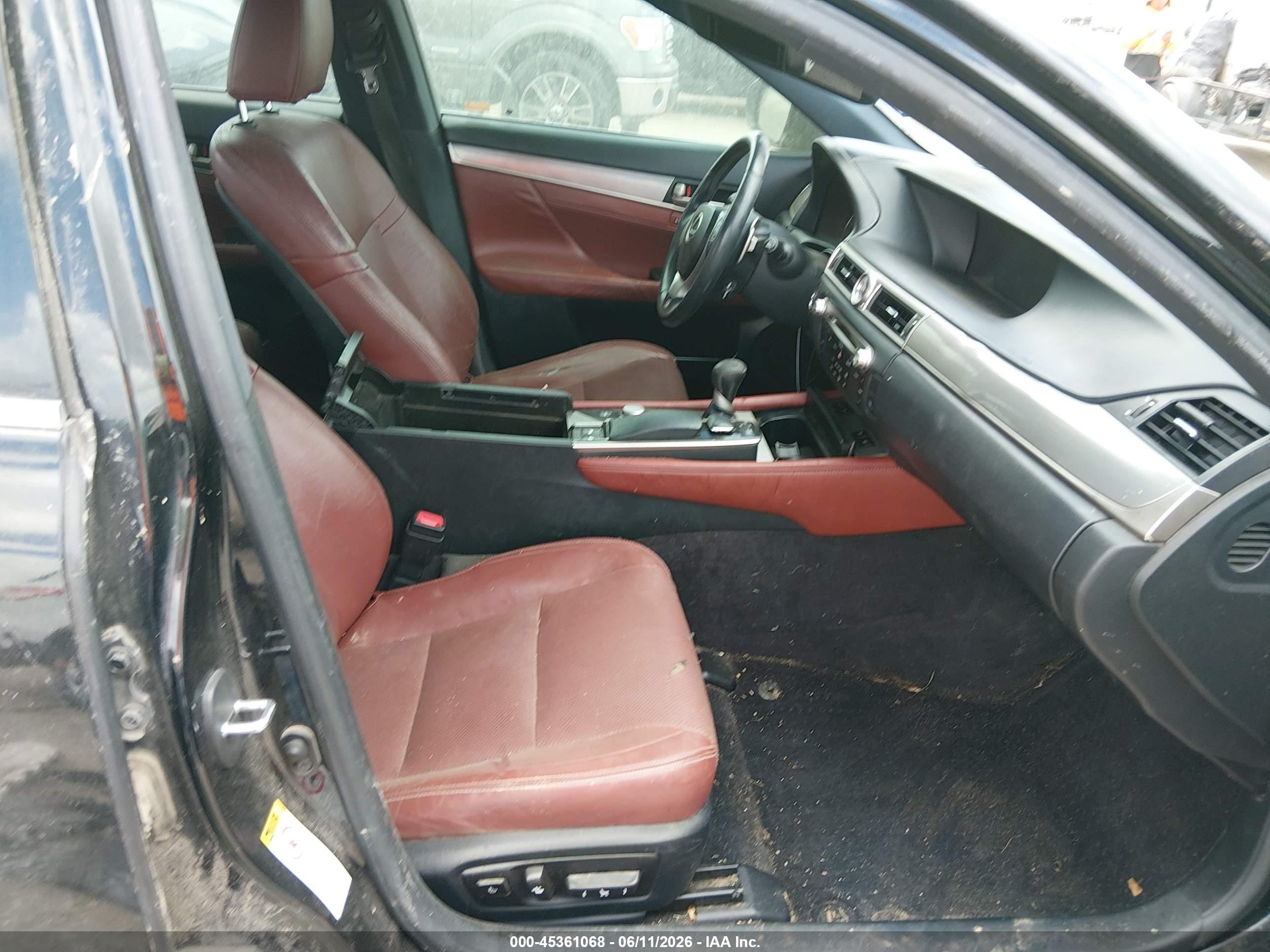 2013 Lexus Gs 350   Black vin: JTHBE1BL3D5022511