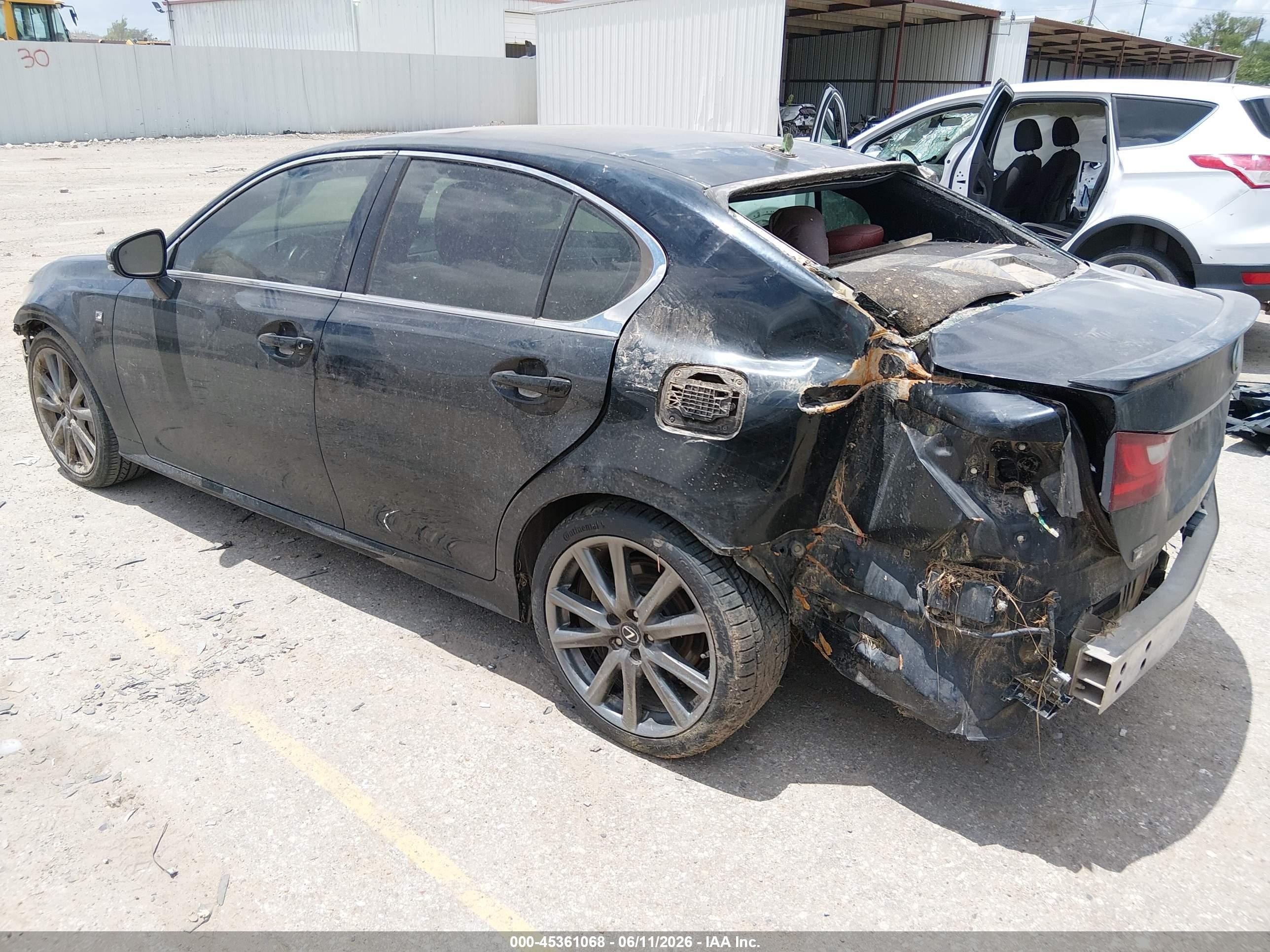 2013 Lexus Gs 350   Black vin: JTHBE1BL3D5022511
