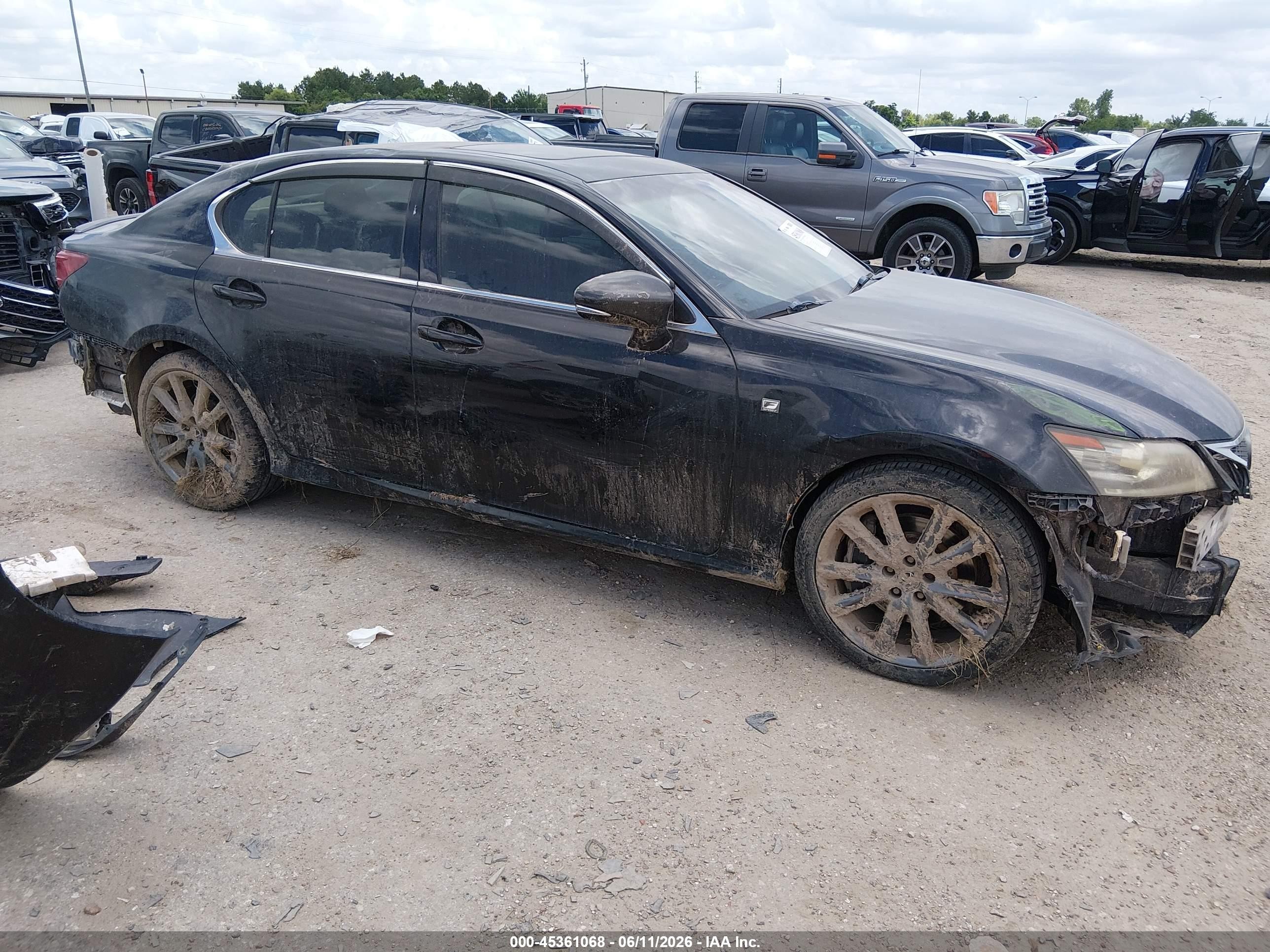 2013 Lexus Gs 350   Black vin: JTHBE1BL3D5022511