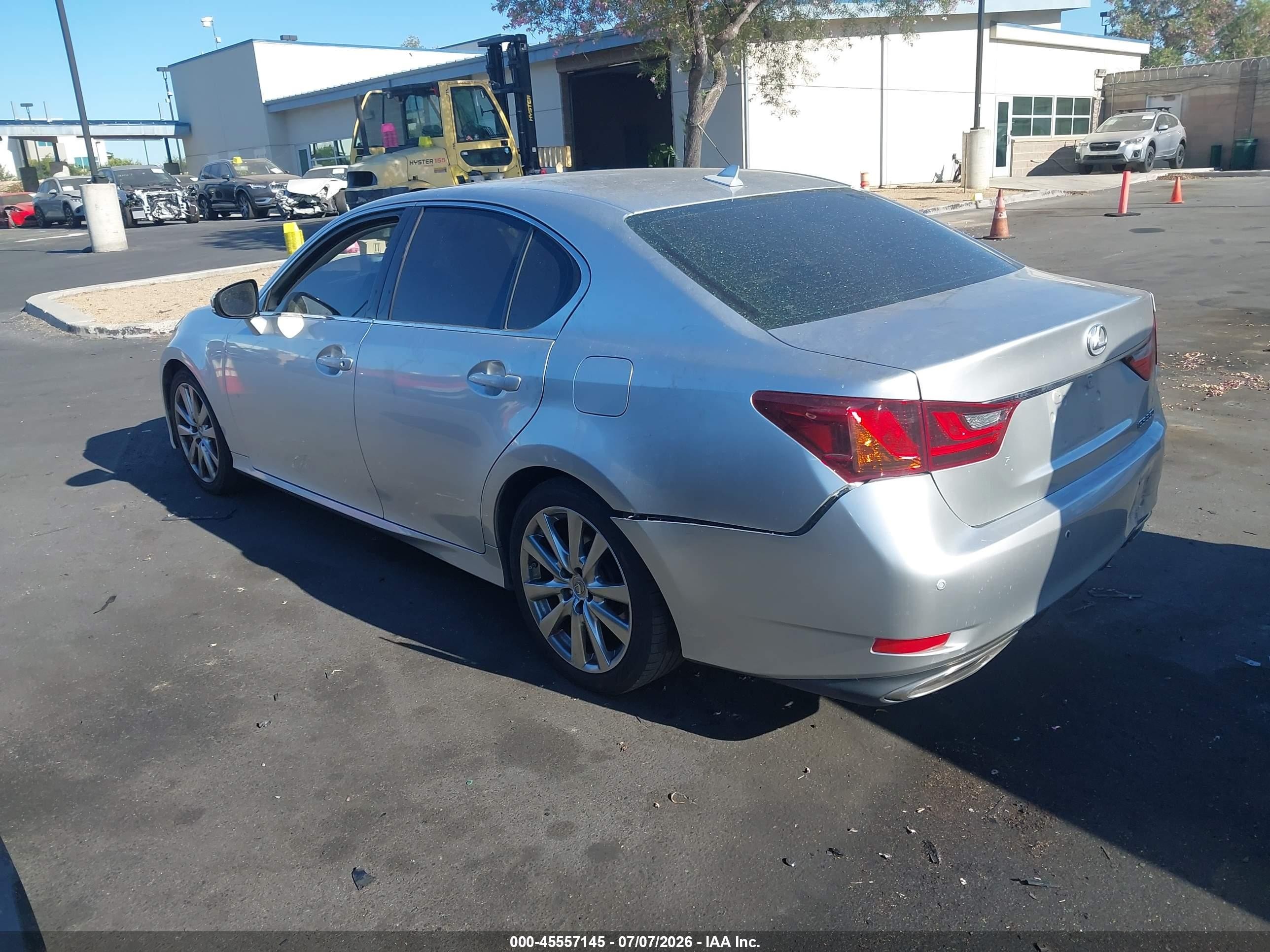 2013 Lexus Gs 350   Серебряный vin: JTHBE1BL3D5025571