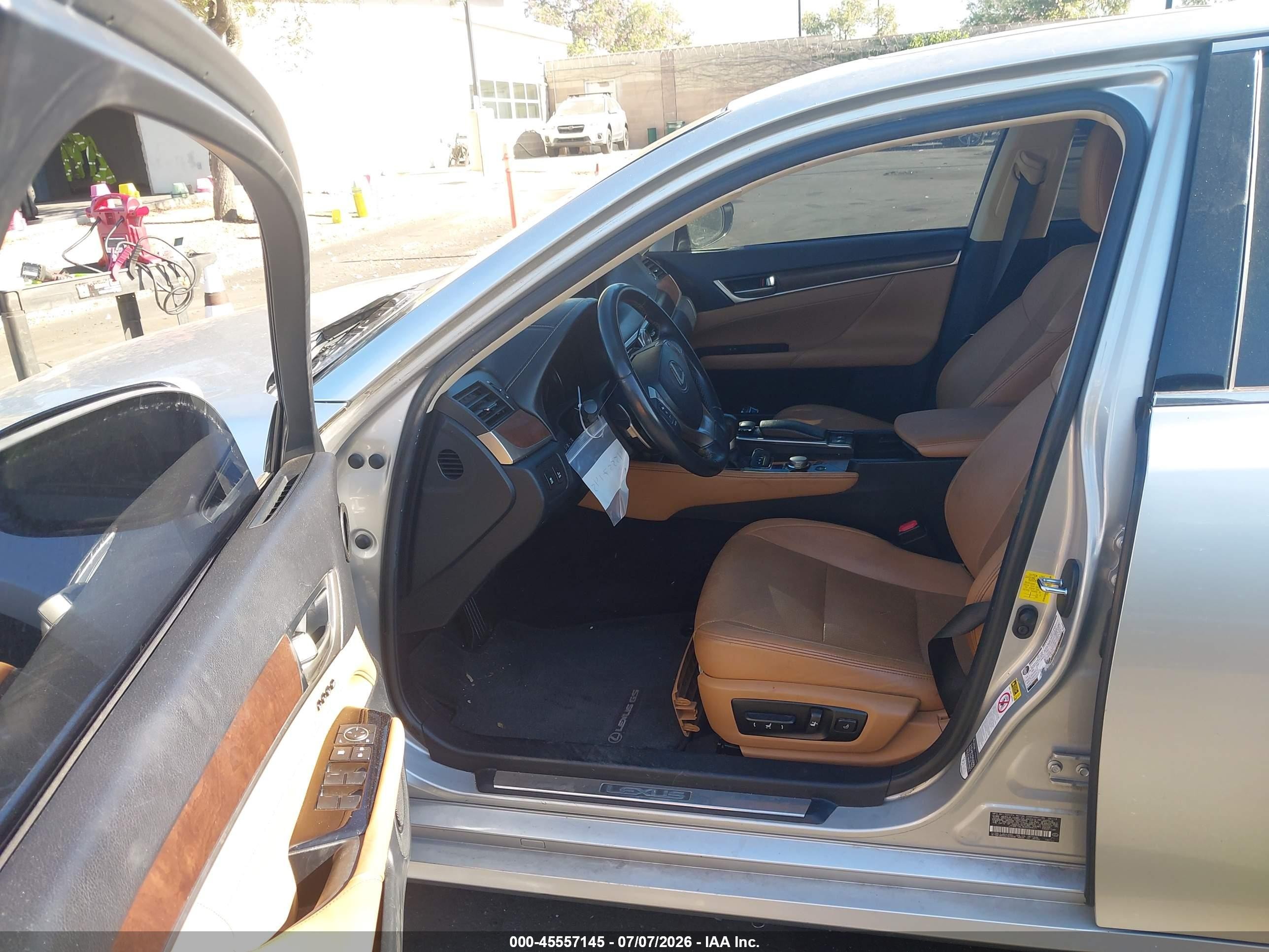 2013 Lexus Gs 350   Серебряный vin: JTHBE1BL3D5025571