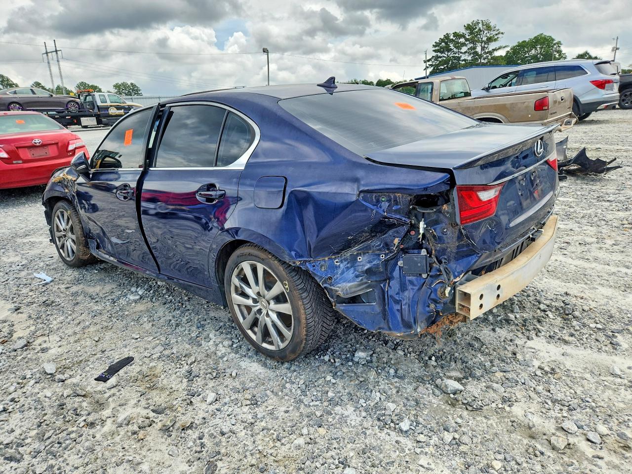 2014 Lexus Gs 350 Blue vin: JTHBE1BL3E5034644