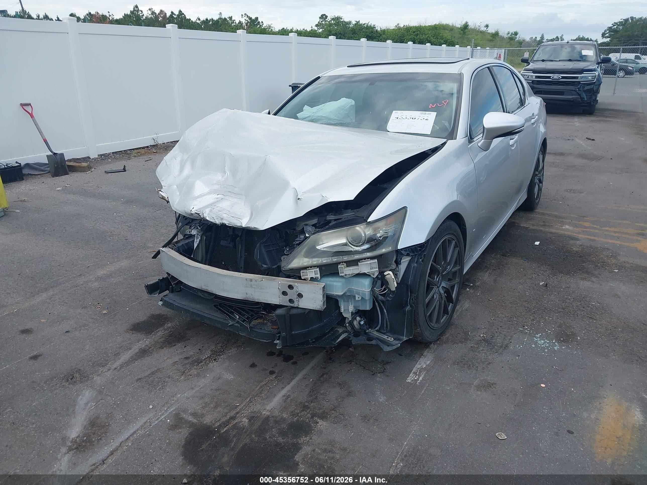 2014 Lexus Gs 350   Silver vin: JTHBE1BL3E5041349
