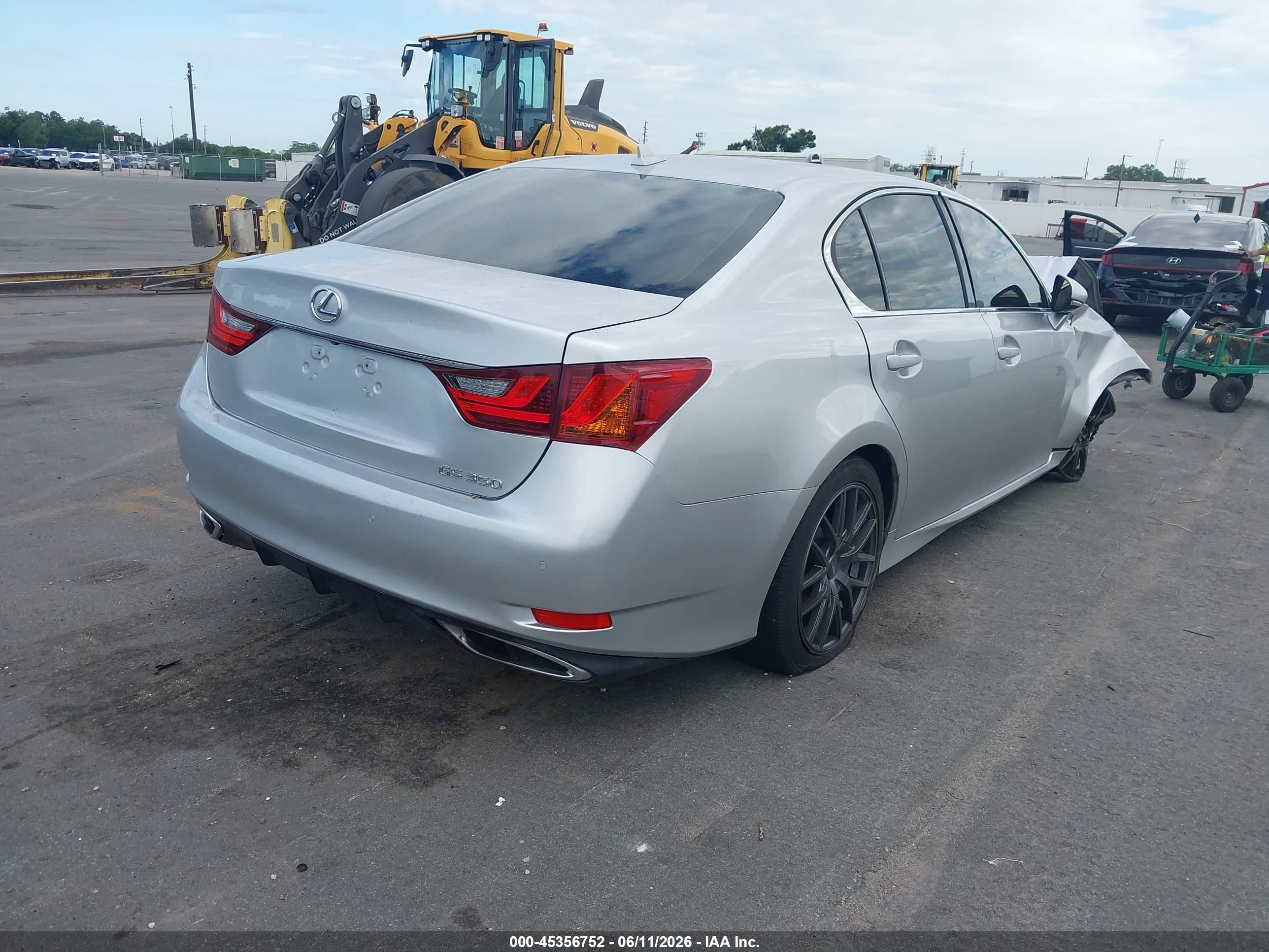 2014 Lexus Gs 350   Silver vin: JTHBE1BL3E5041349