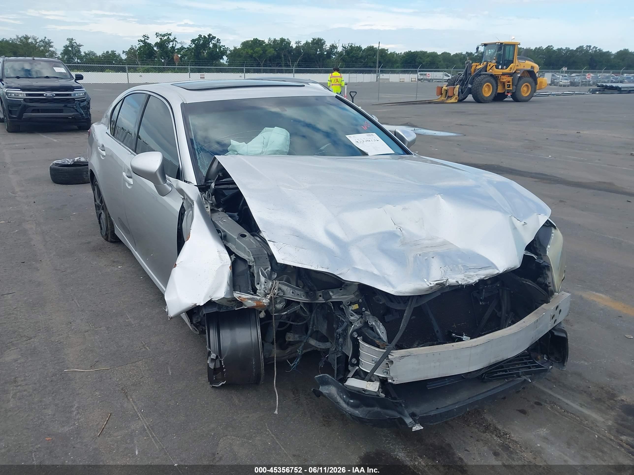 2014 Lexus Gs 350   Silver vin: JTHBE1BL3E5041349