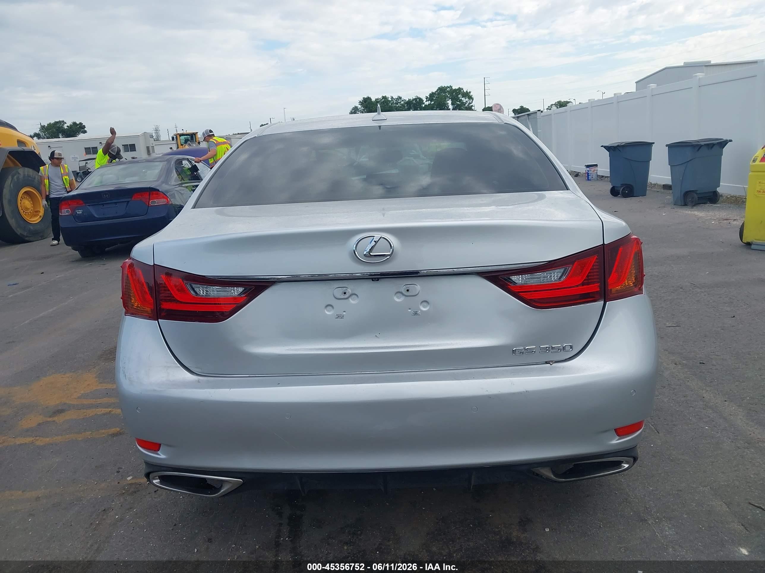 2014 Lexus Gs 350   Silver vin: JTHBE1BL3E5041349