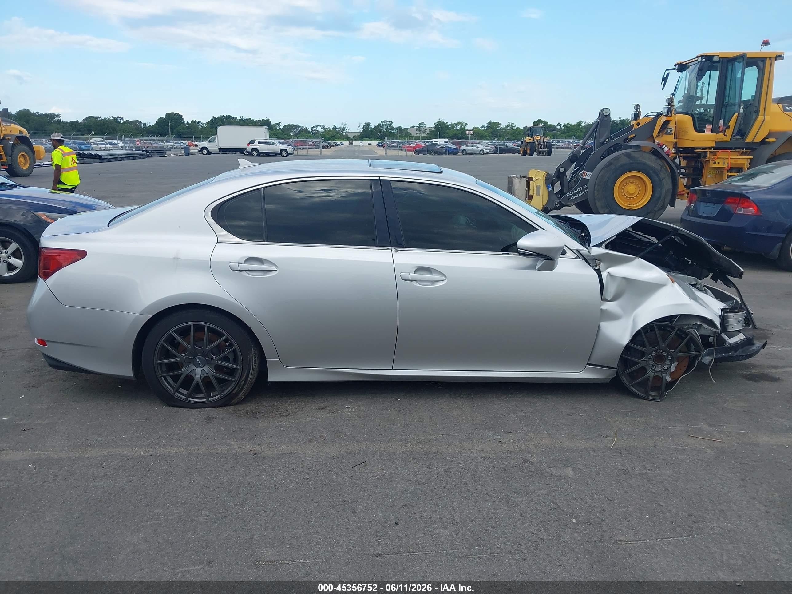 2014 Lexus Gs 350   Silver vin: JTHBE1BL3E5041349