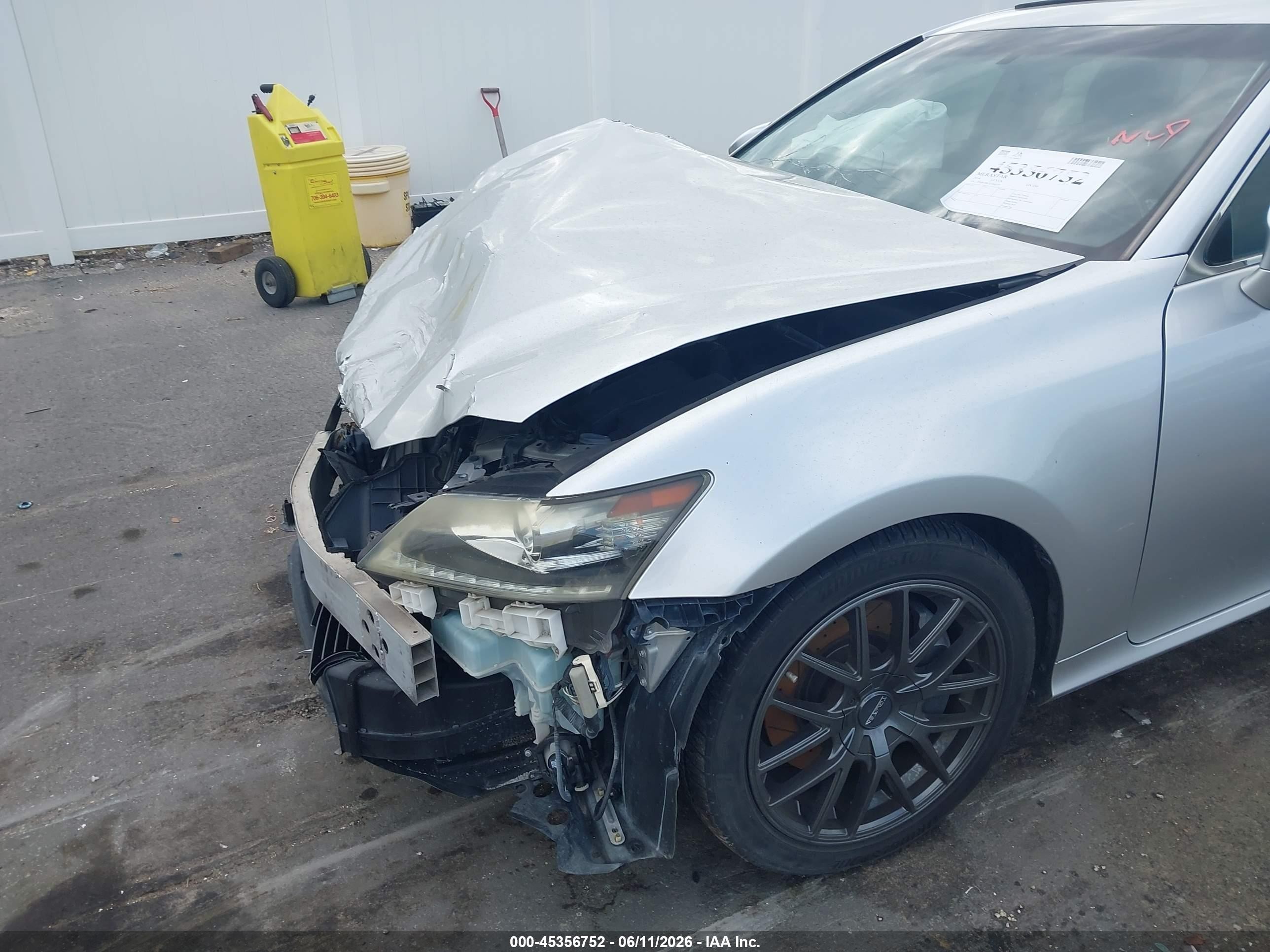 2014 Lexus Gs 350   Silver vin: JTHBE1BL3E5041349