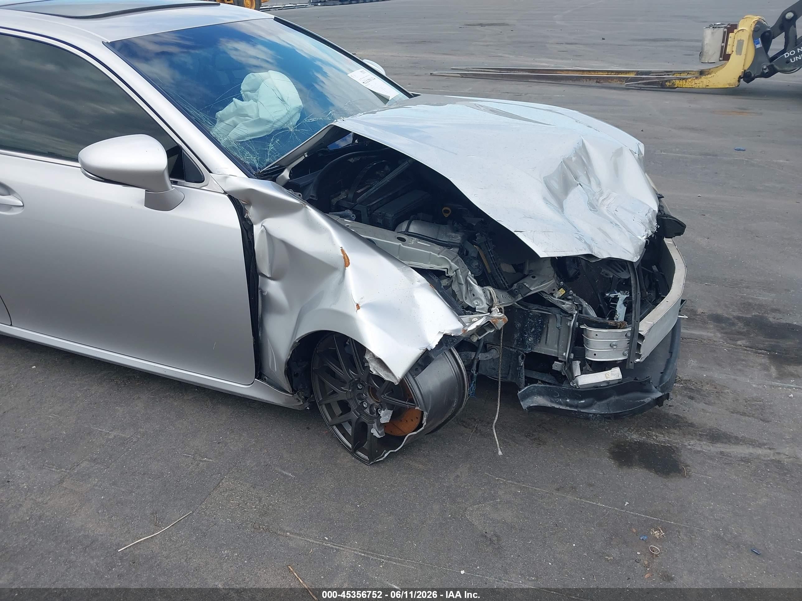 2014 Lexus Gs 350   Silver vin: JTHBE1BL3E5041349