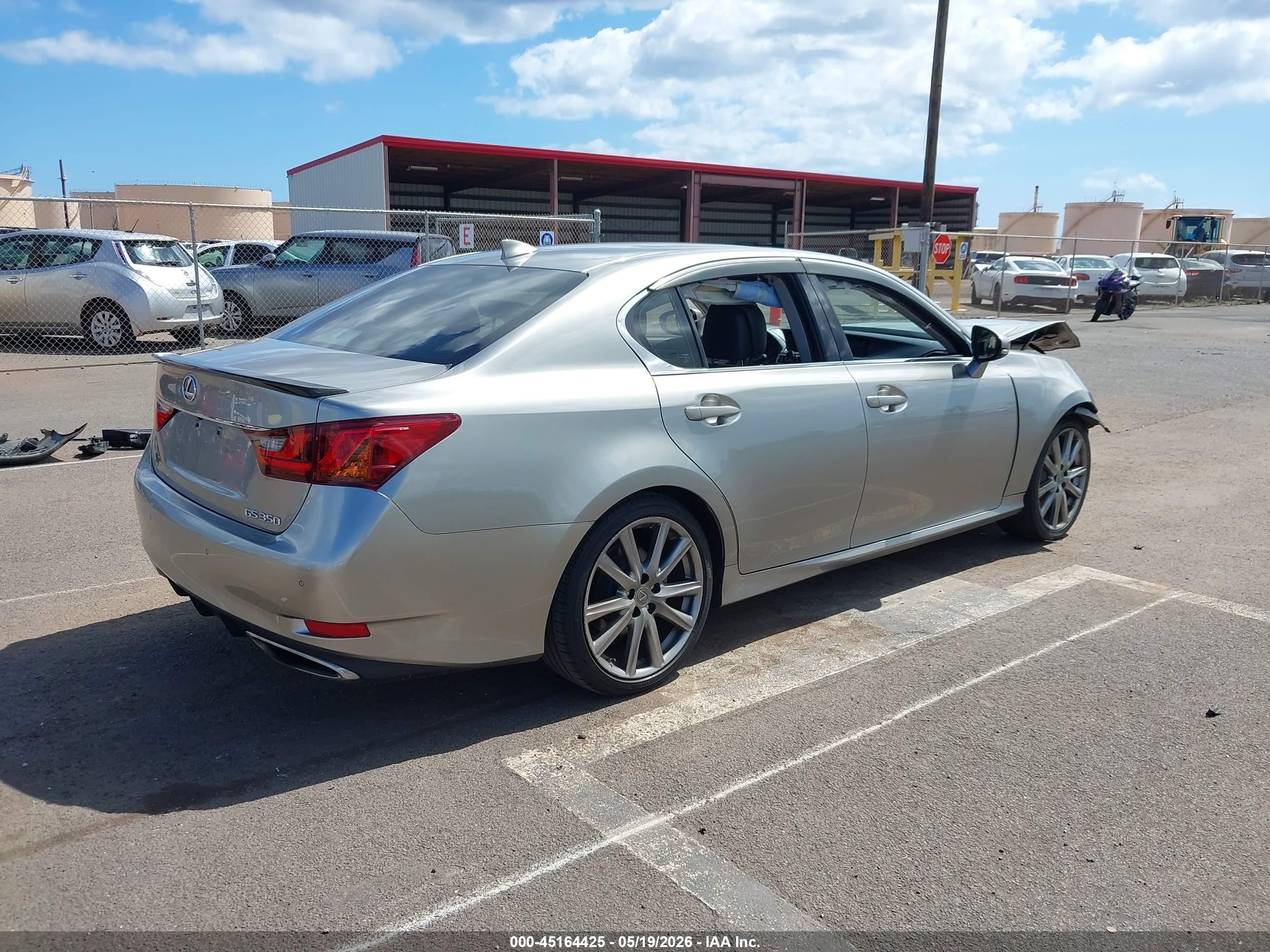 2015 Lexus Gs 350 Crafted Line Silver vin: JTHBE1BL3FA000177