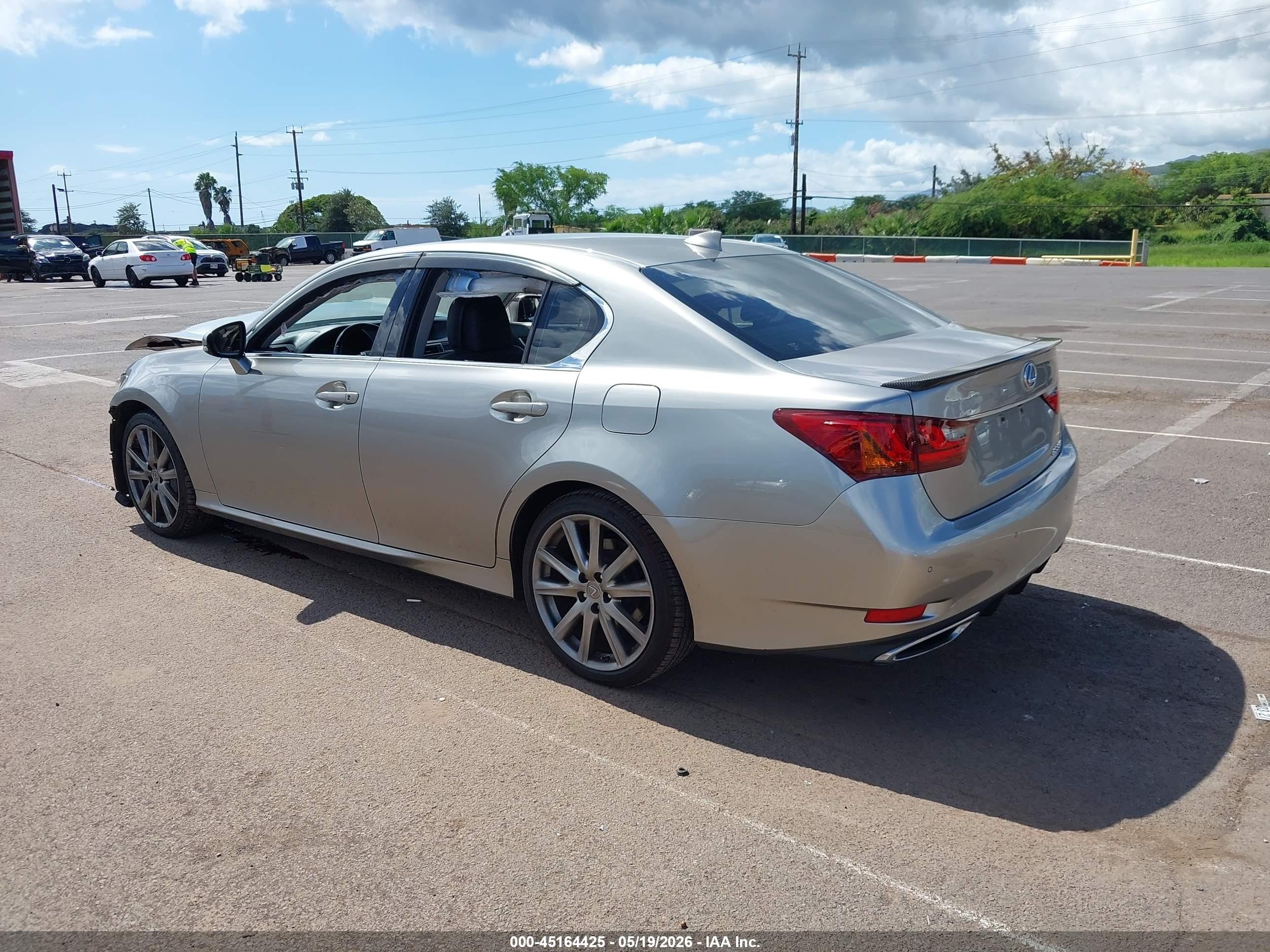 2015 Lexus Gs 350 Crafted Line Silver vin: JTHBE1BL3FA000177