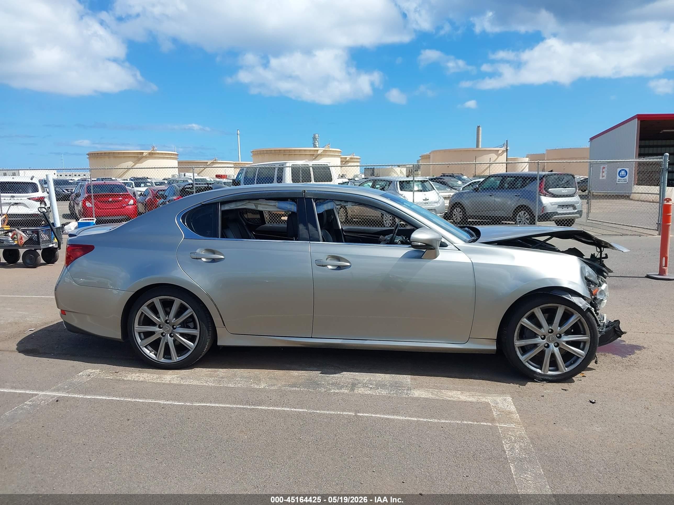 2015 Lexus Gs 350 Crafted Line Silver vin: JTHBE1BL3FA000177