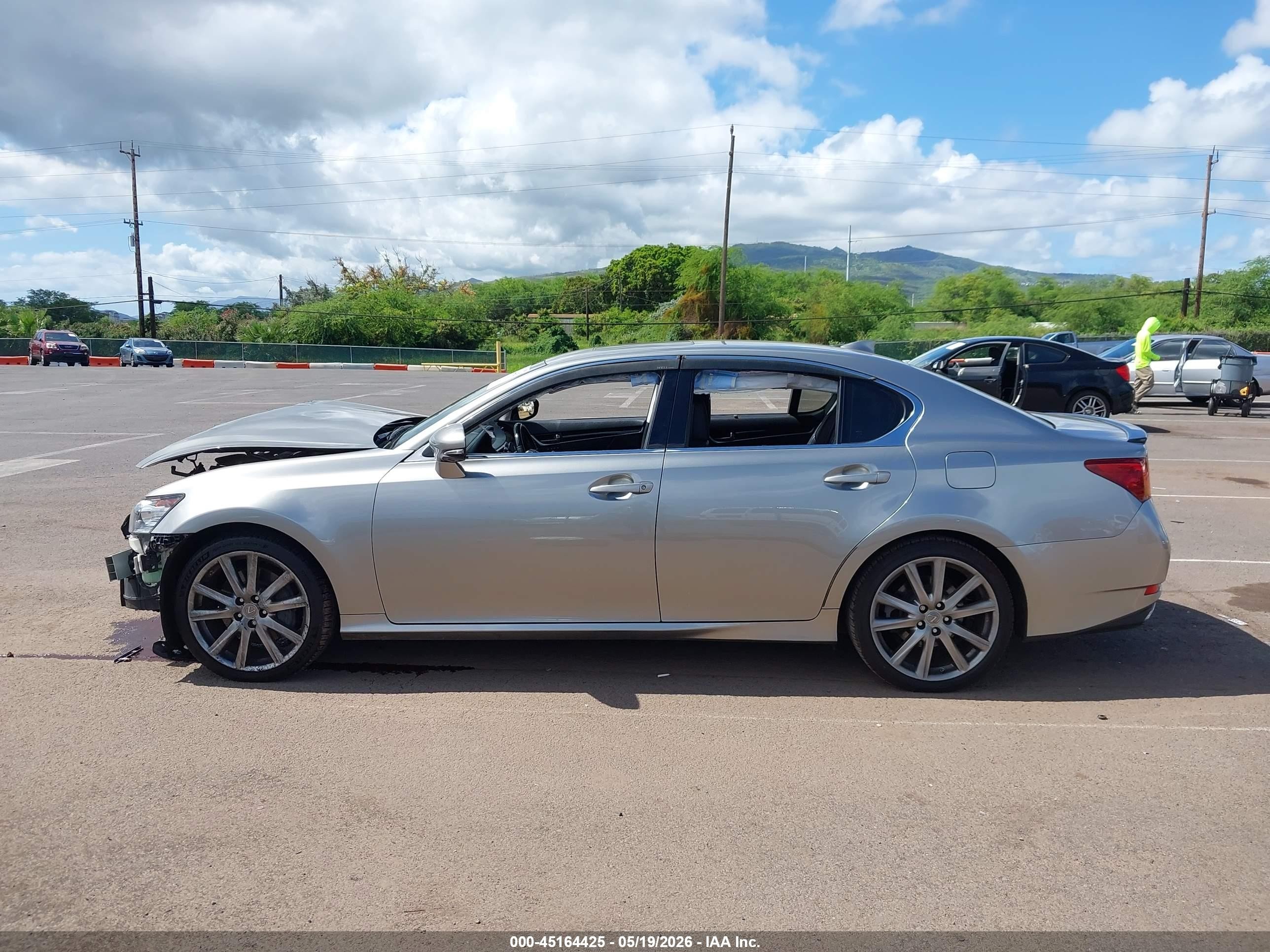 2015 Lexus Gs 350 Crafted Line Silver vin: JTHBE1BL3FA000177