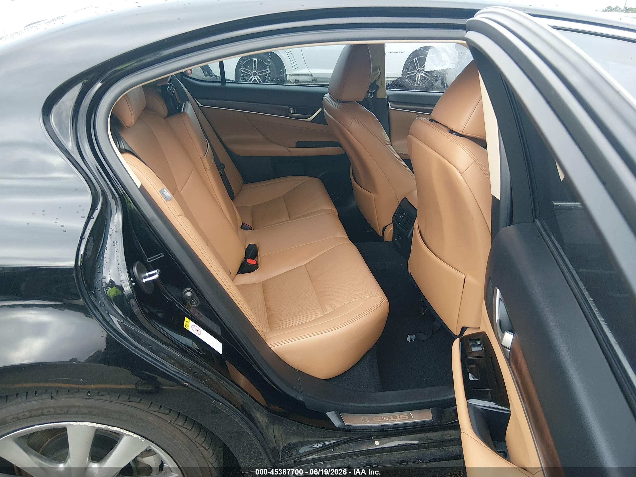 2015 Lexus Gs 350   Black vin: JTHBE1BL3FA006044