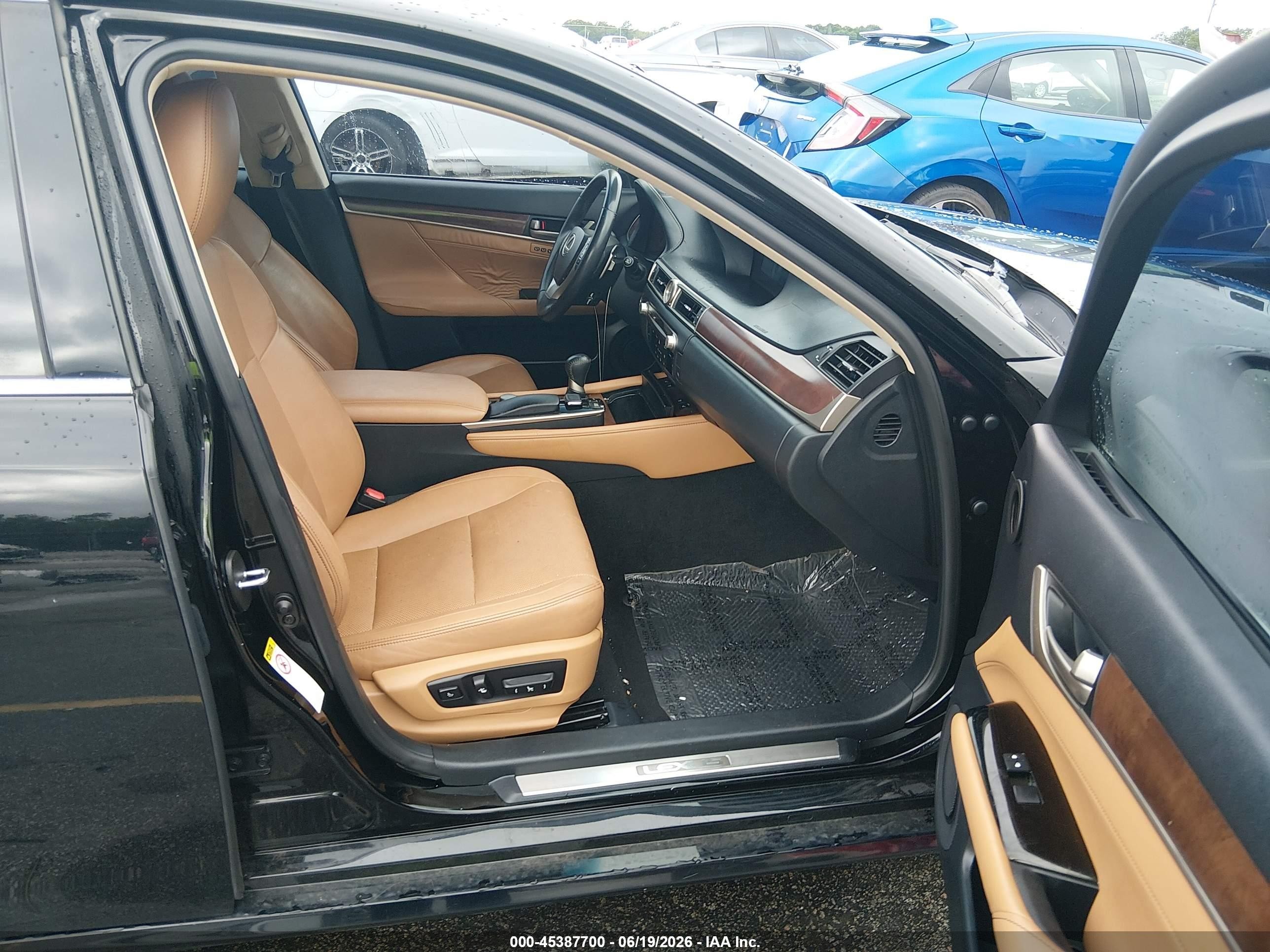 2015 Lexus Gs 350   Black vin: JTHBE1BL3FA006044