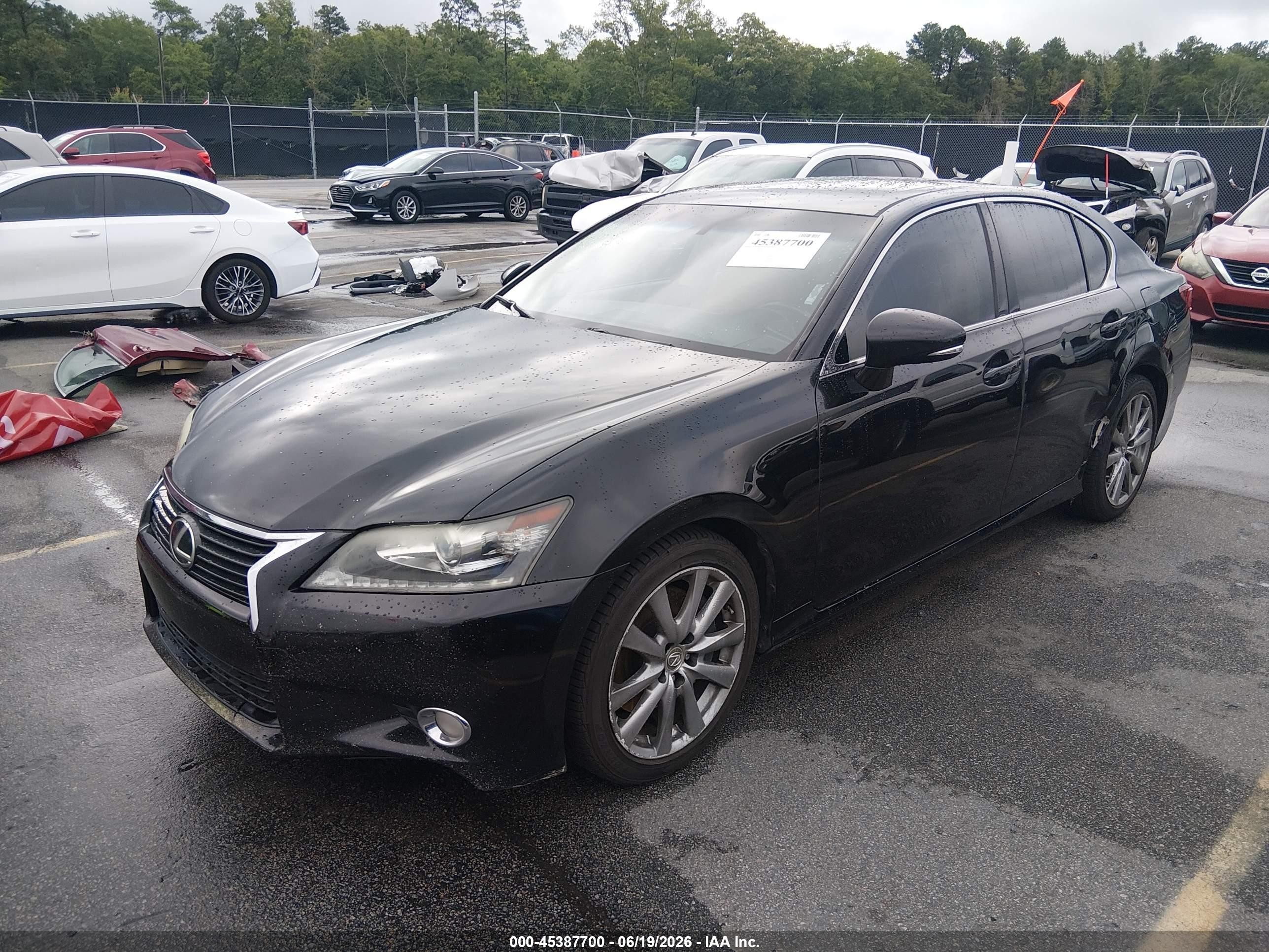 2015 Lexus Gs 350   Black vin: JTHBE1BL3FA006044