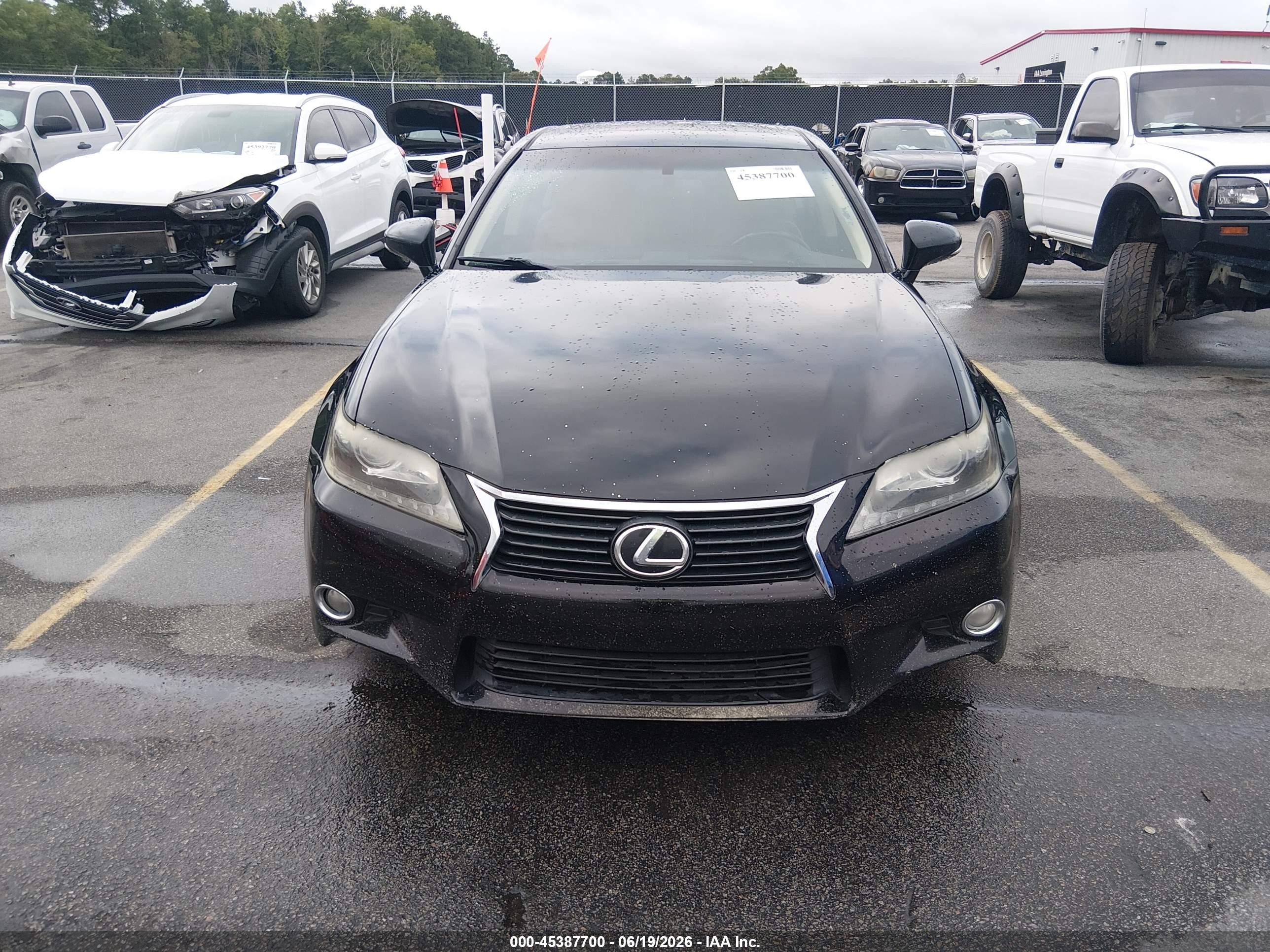 2015 Lexus Gs 350   Black vin: JTHBE1BL3FA006044