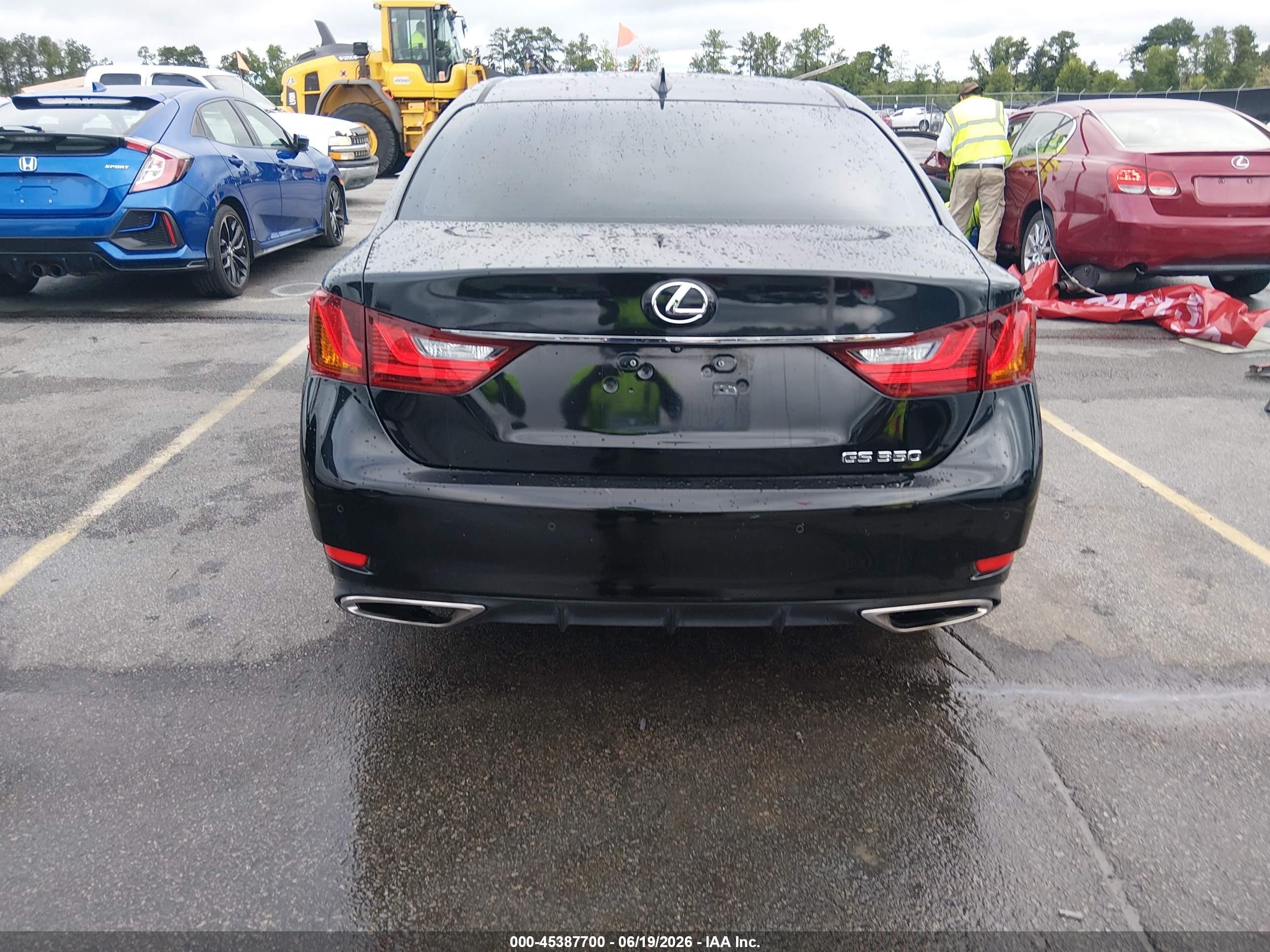 2015 Lexus Gs 350   Black vin: JTHBE1BL3FA006044