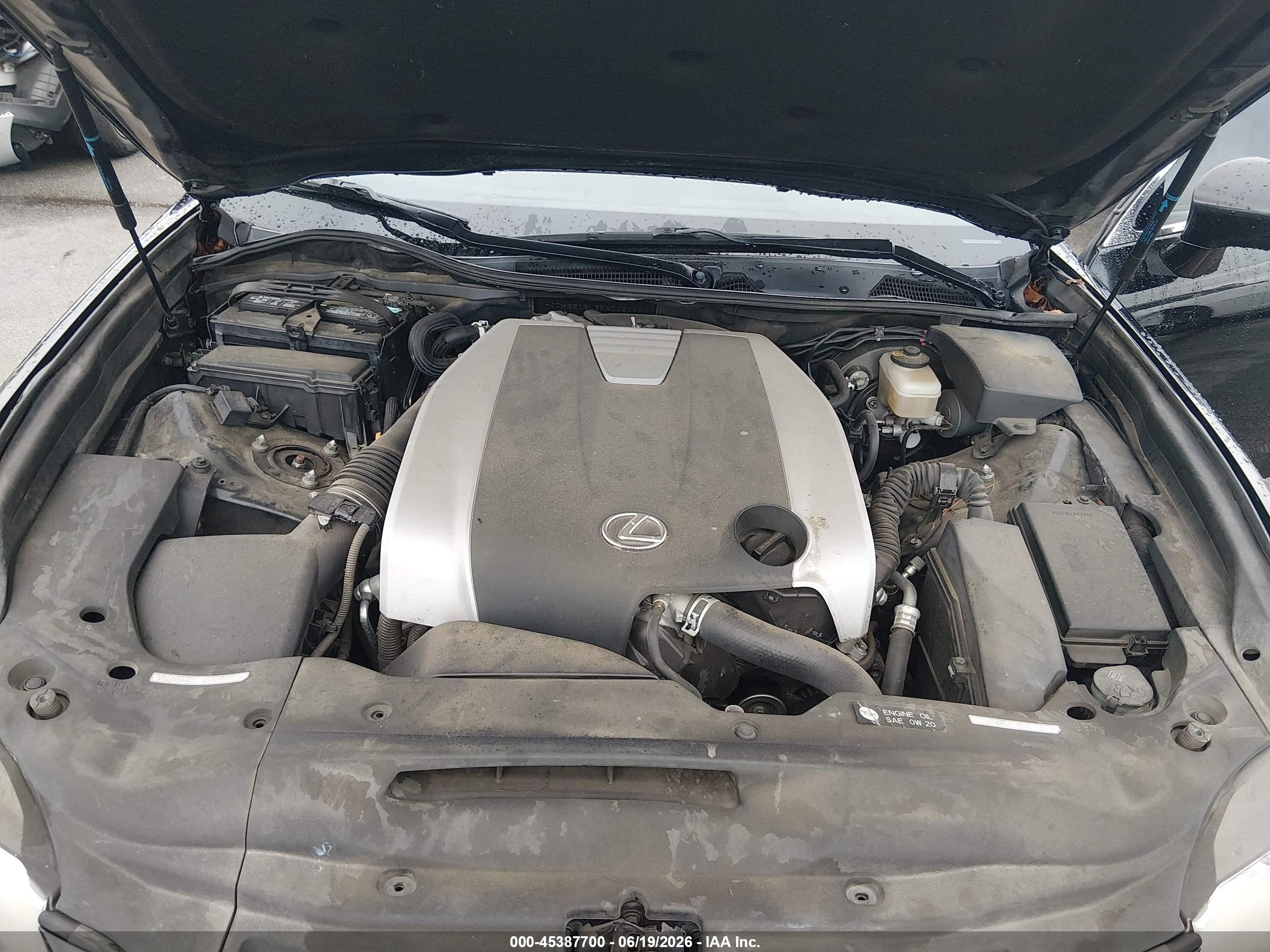 2015 Lexus Gs 350   Black vin: JTHBE1BL3FA006044