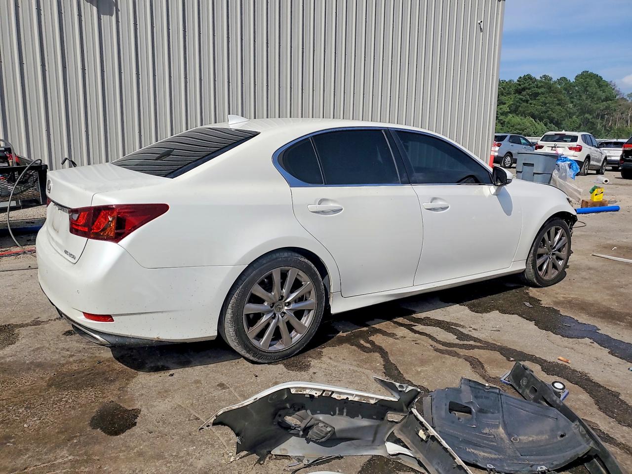 2015 Lexus Gs 350 White vin: JTHBE1BL3FA009350