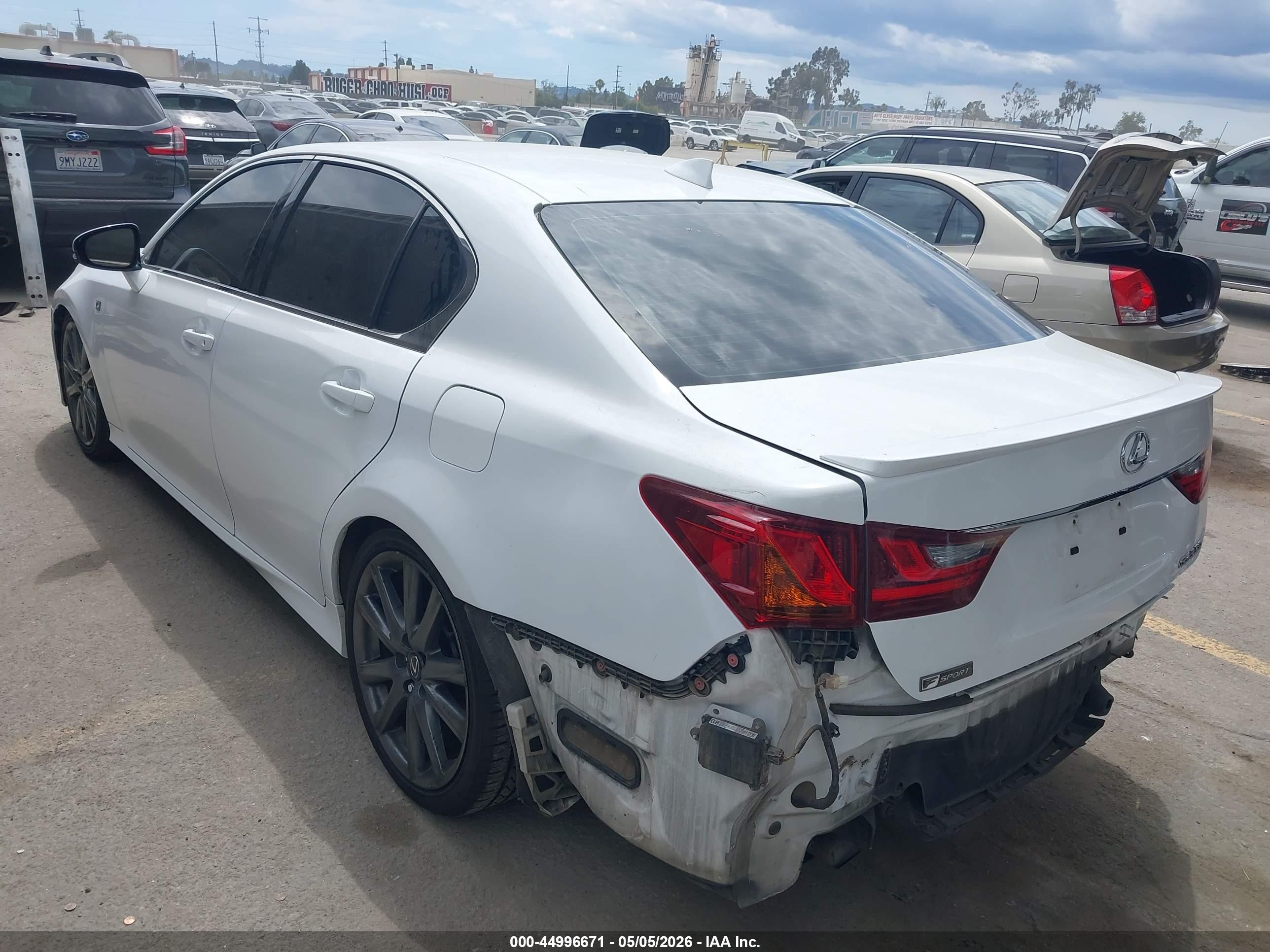 2015 Lexus Gs 350 White vin: JTHBE1BL3FA009574