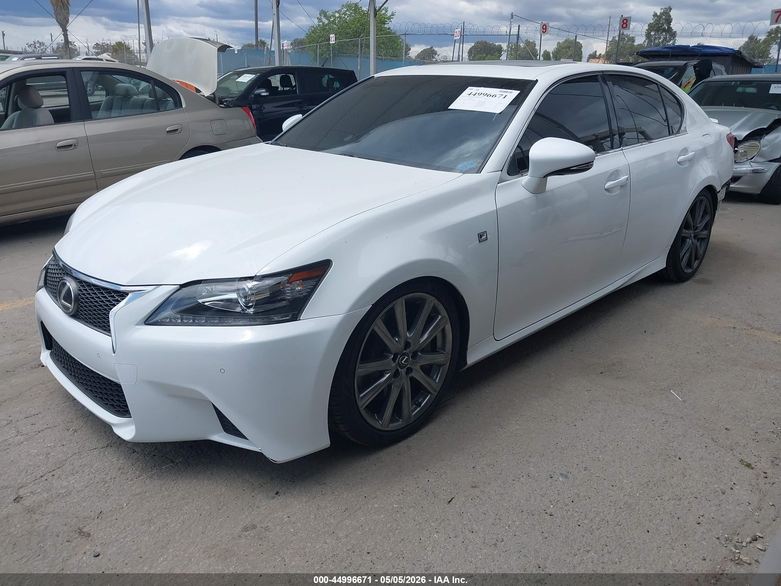 2015 Lexus Gs 350 White vin: JTHBE1BL3FA009574