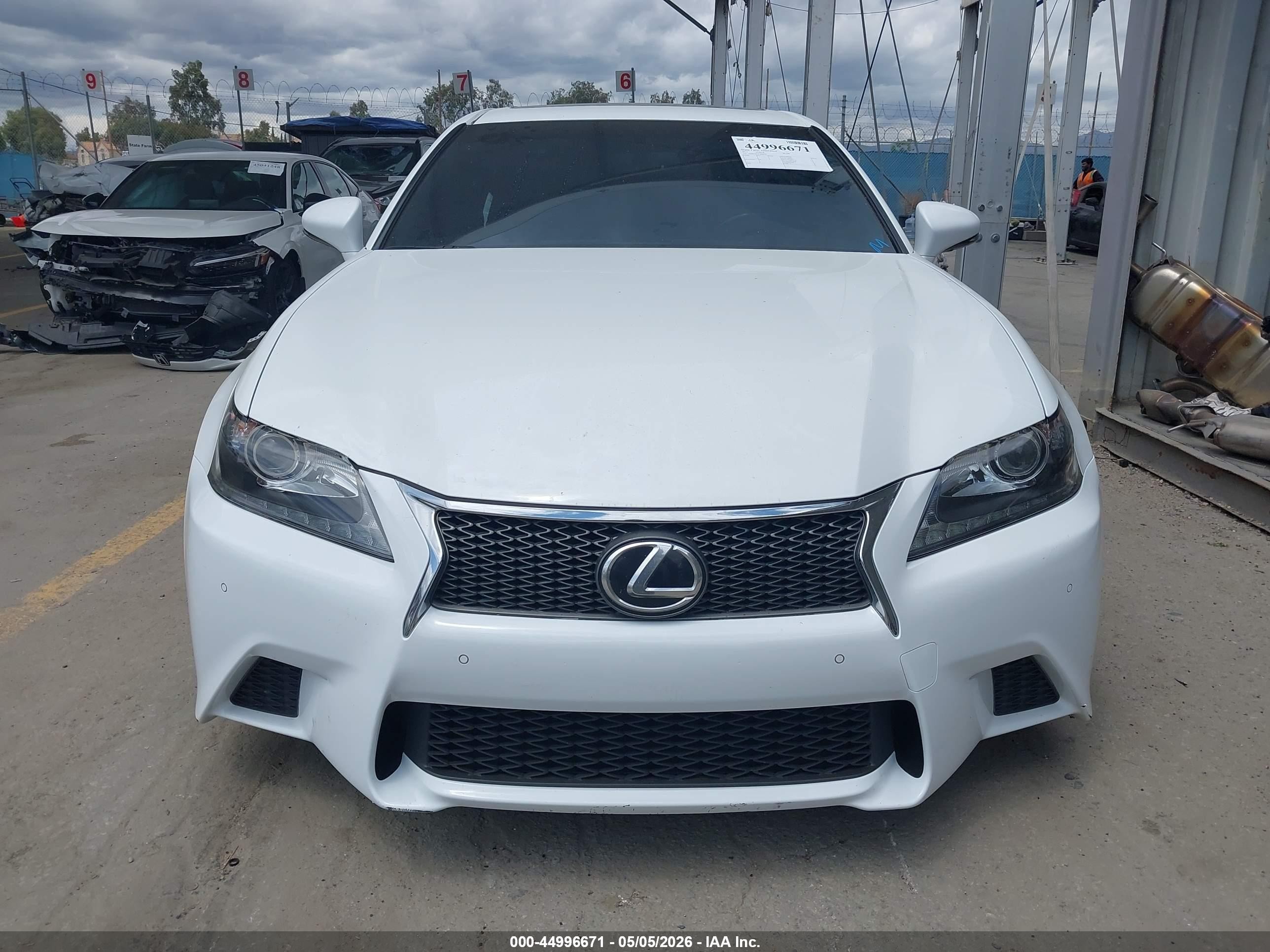 2015 Lexus Gs 350 White vin: JTHBE1BL3FA009574