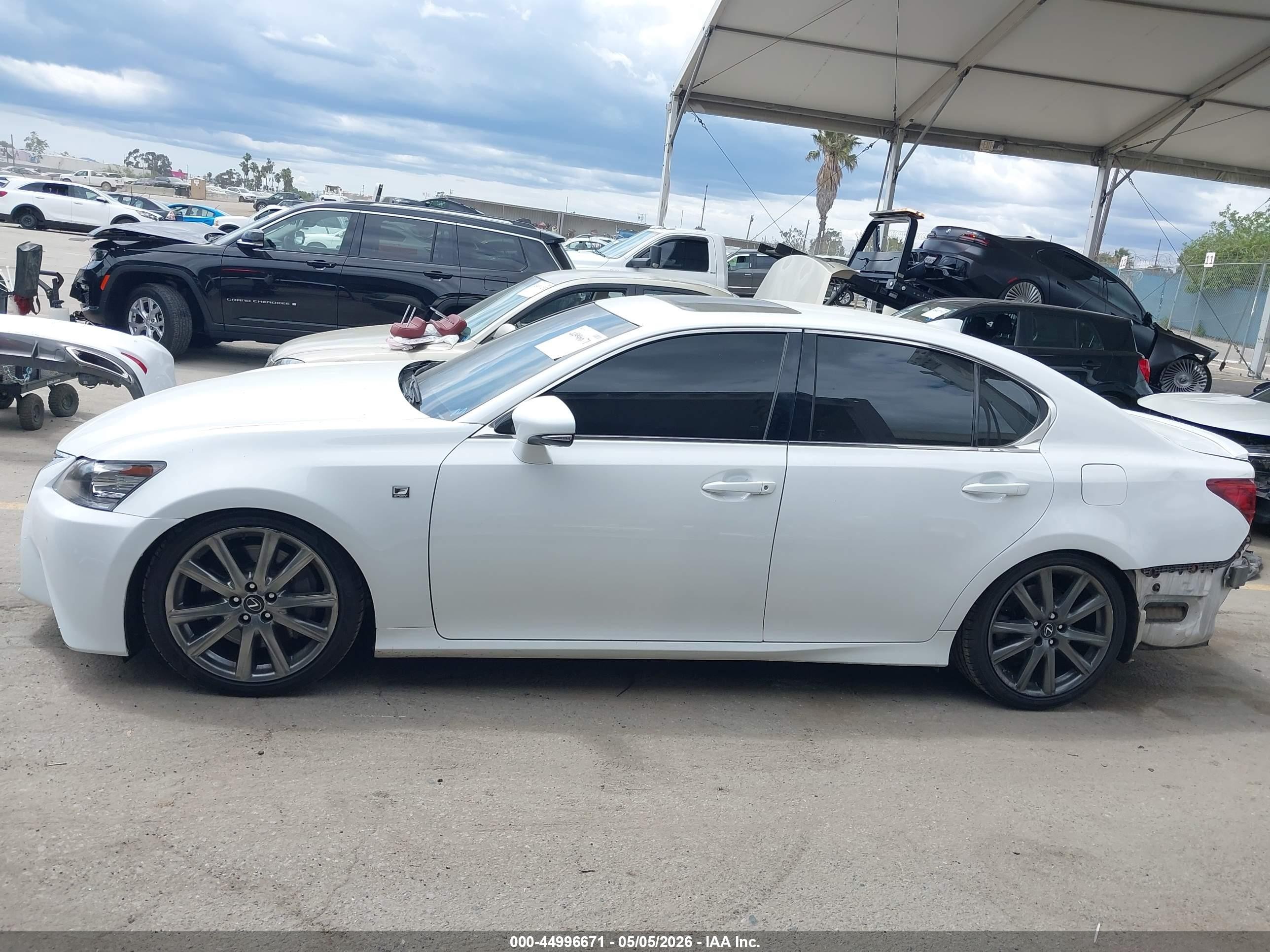 2015 Lexus Gs 350 White vin: JTHBE1BL3FA009574