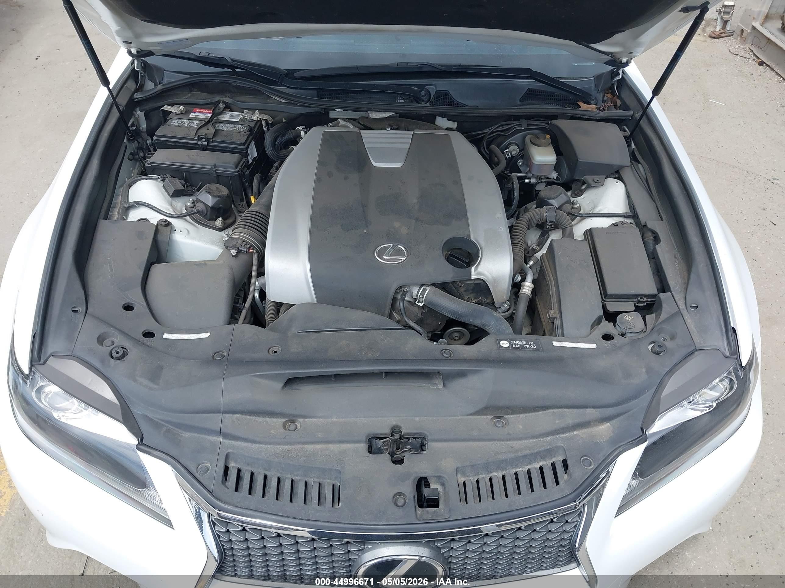 2015 Lexus Gs 350 White vin: JTHBE1BL3FA009574