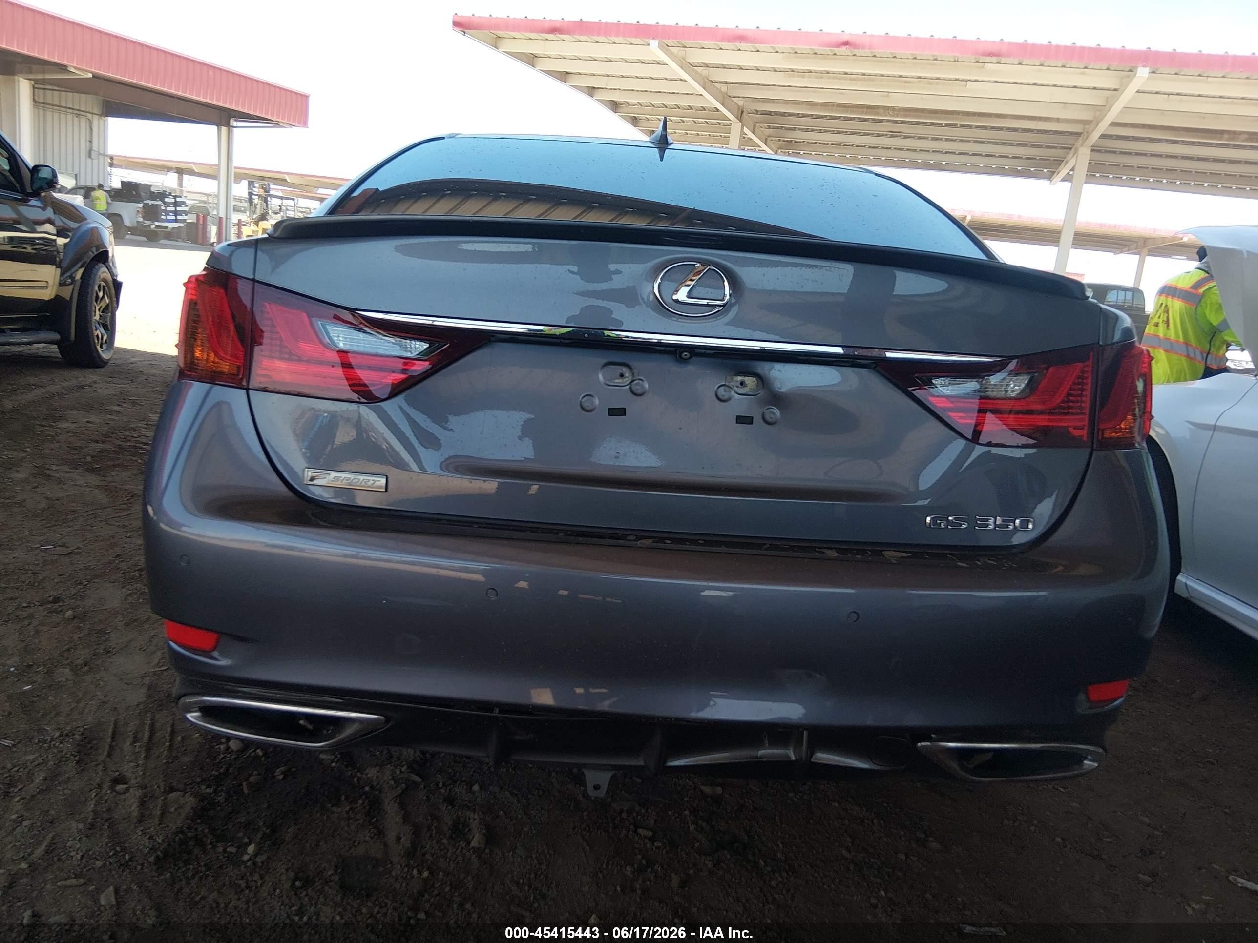 2015 Lexus Gs 350   Gray vin: JTHBE1BL3FA010174