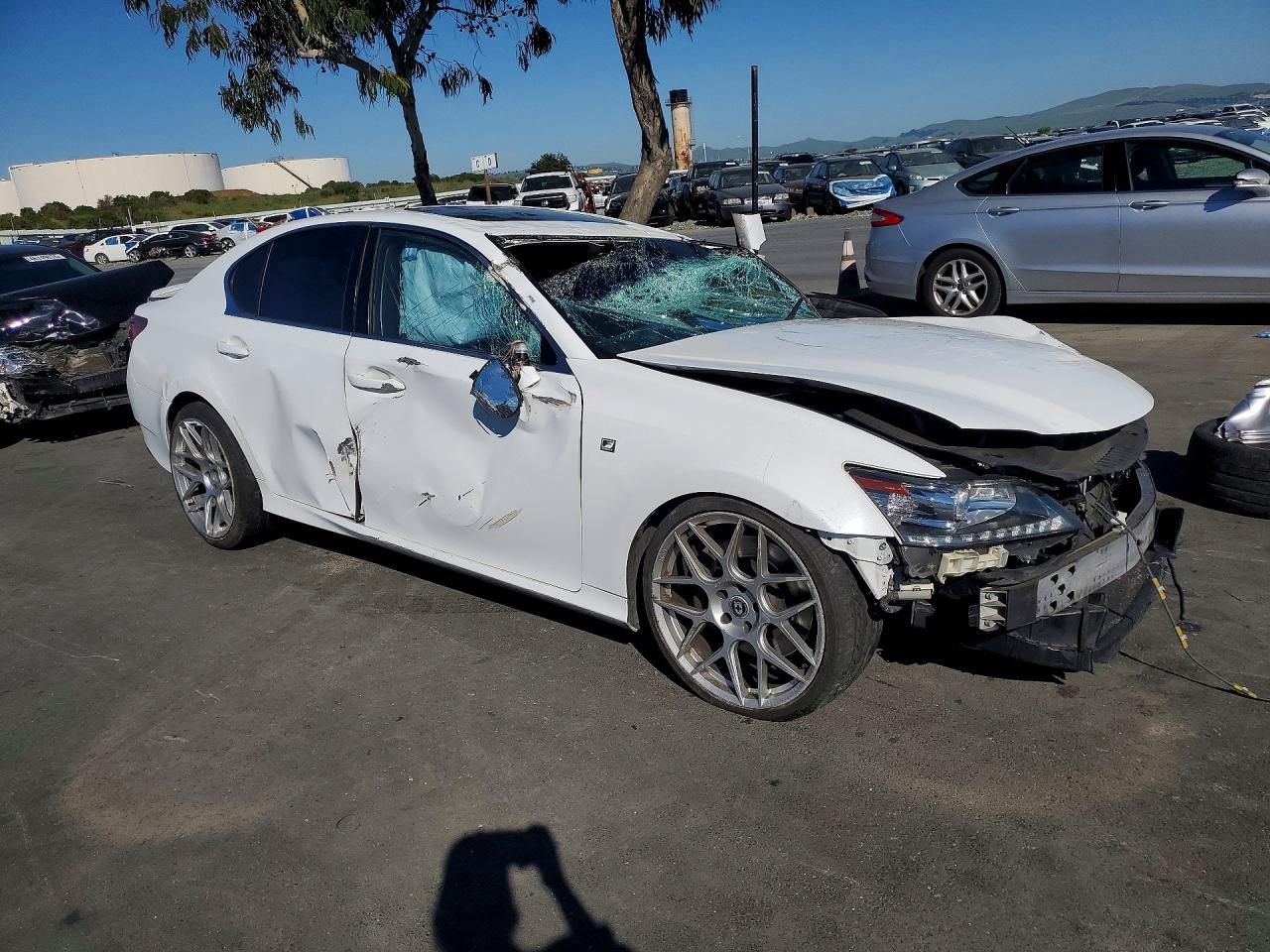 2015 Lexus Gs 350 Base White vin: JTHBE1BL3FA019473