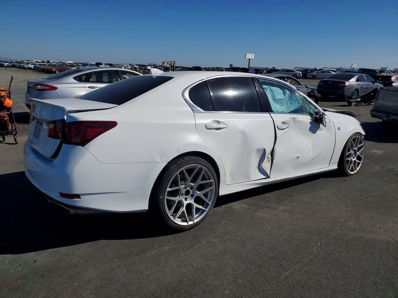 2015 Lexus Gs 350 Base White vin: JTHBE1BL3FA019473