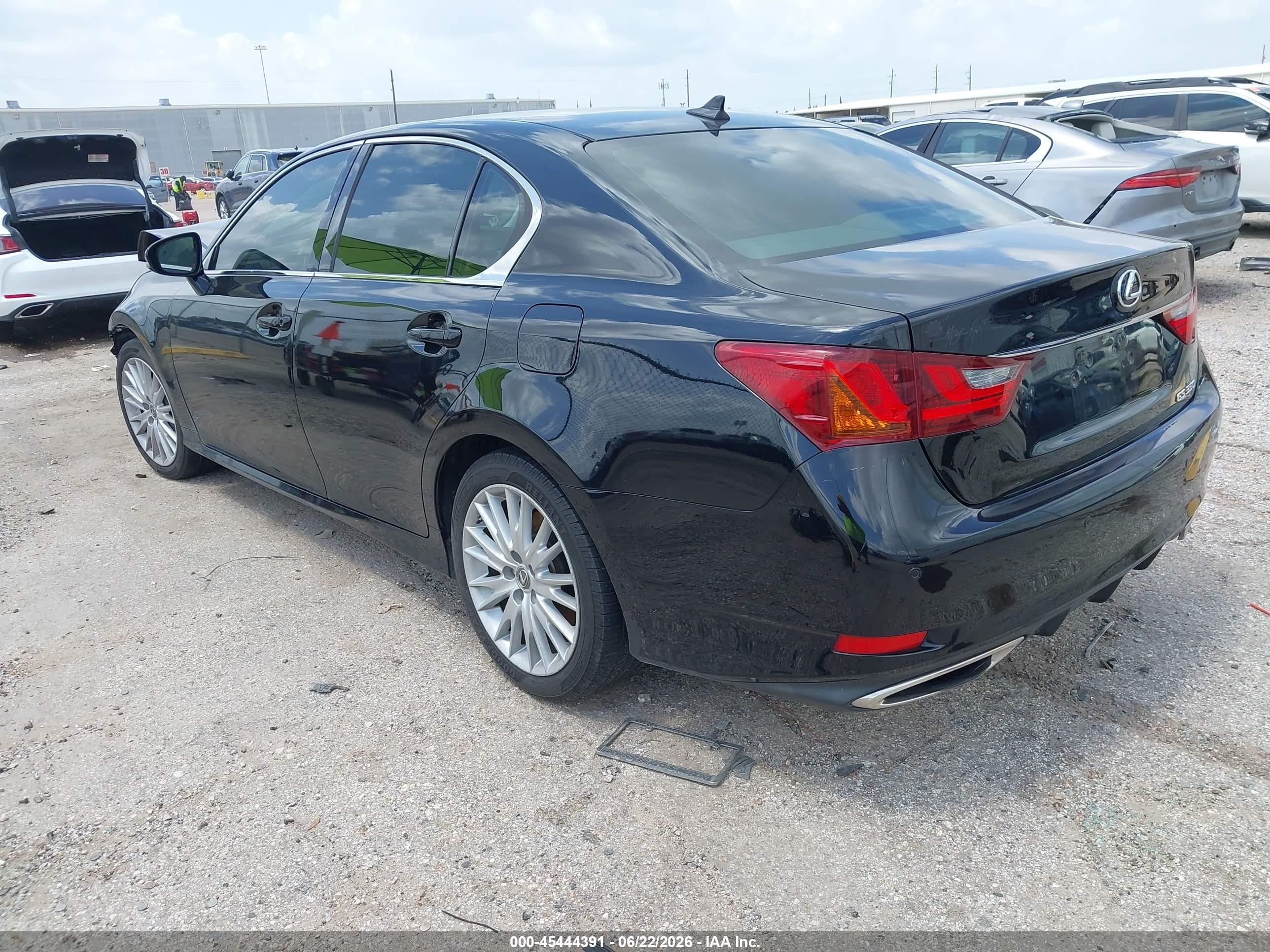 2013 Lexus Gs 350 Black vin: JTHBE1BL4D5014434