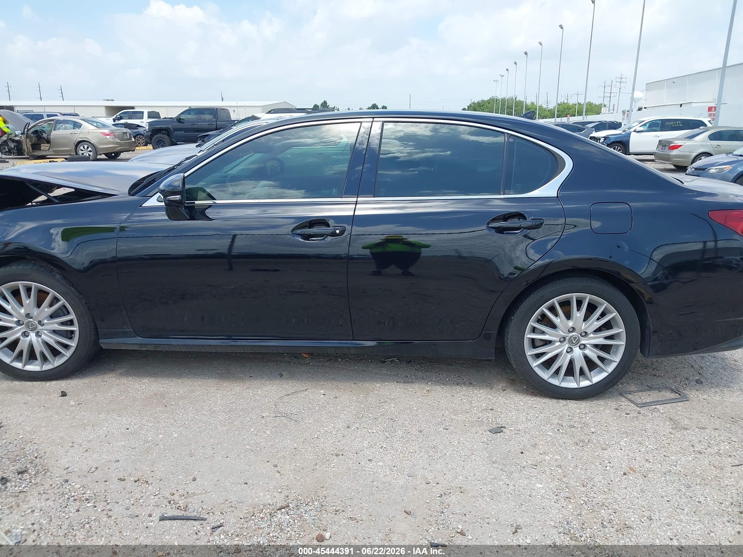 2013 Lexus Gs 350 Black vin: JTHBE1BL4D5014434