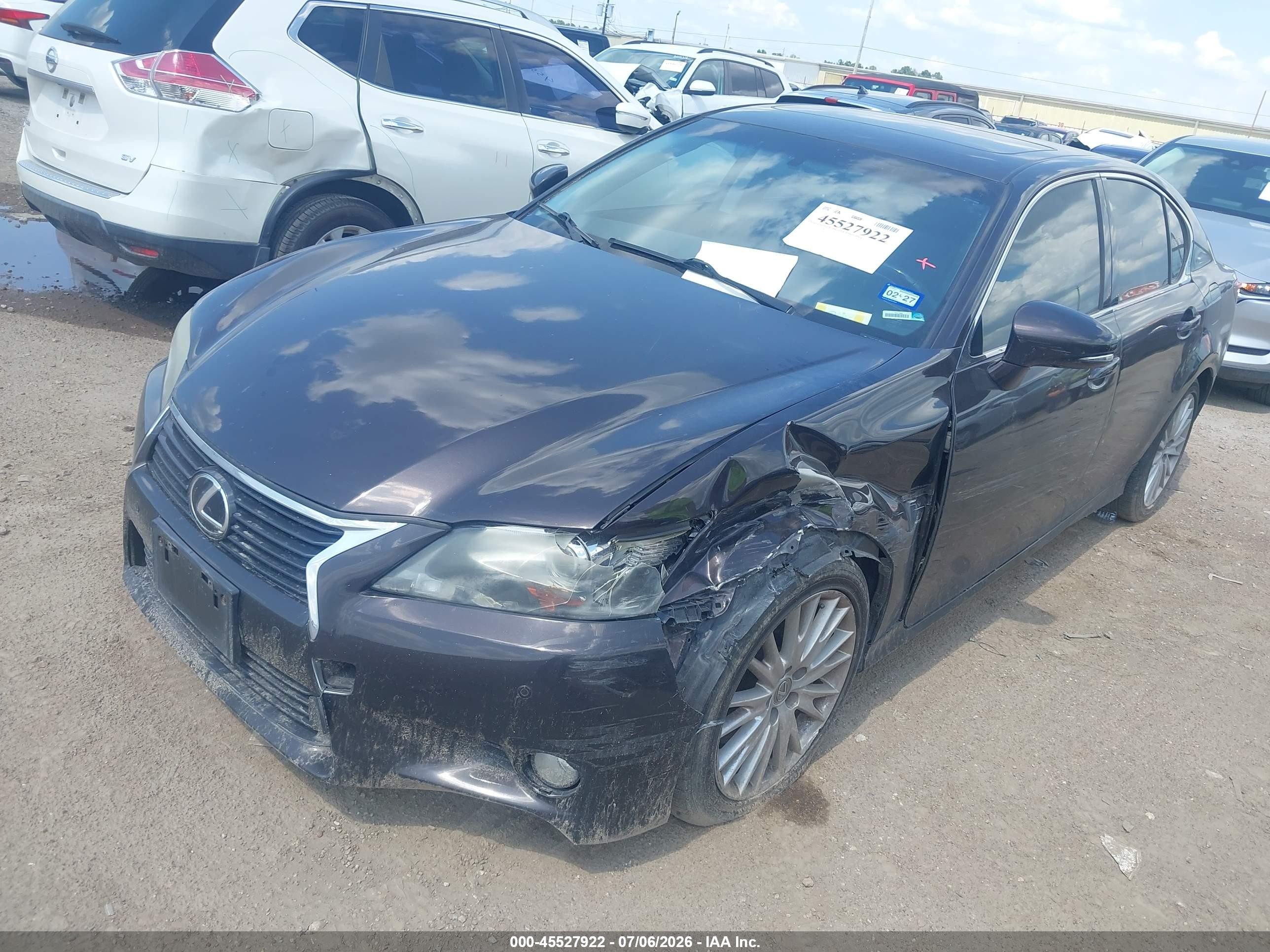 2013 Lexus Gs 350   Коричневый vin: JTHBE1BL4D5017138