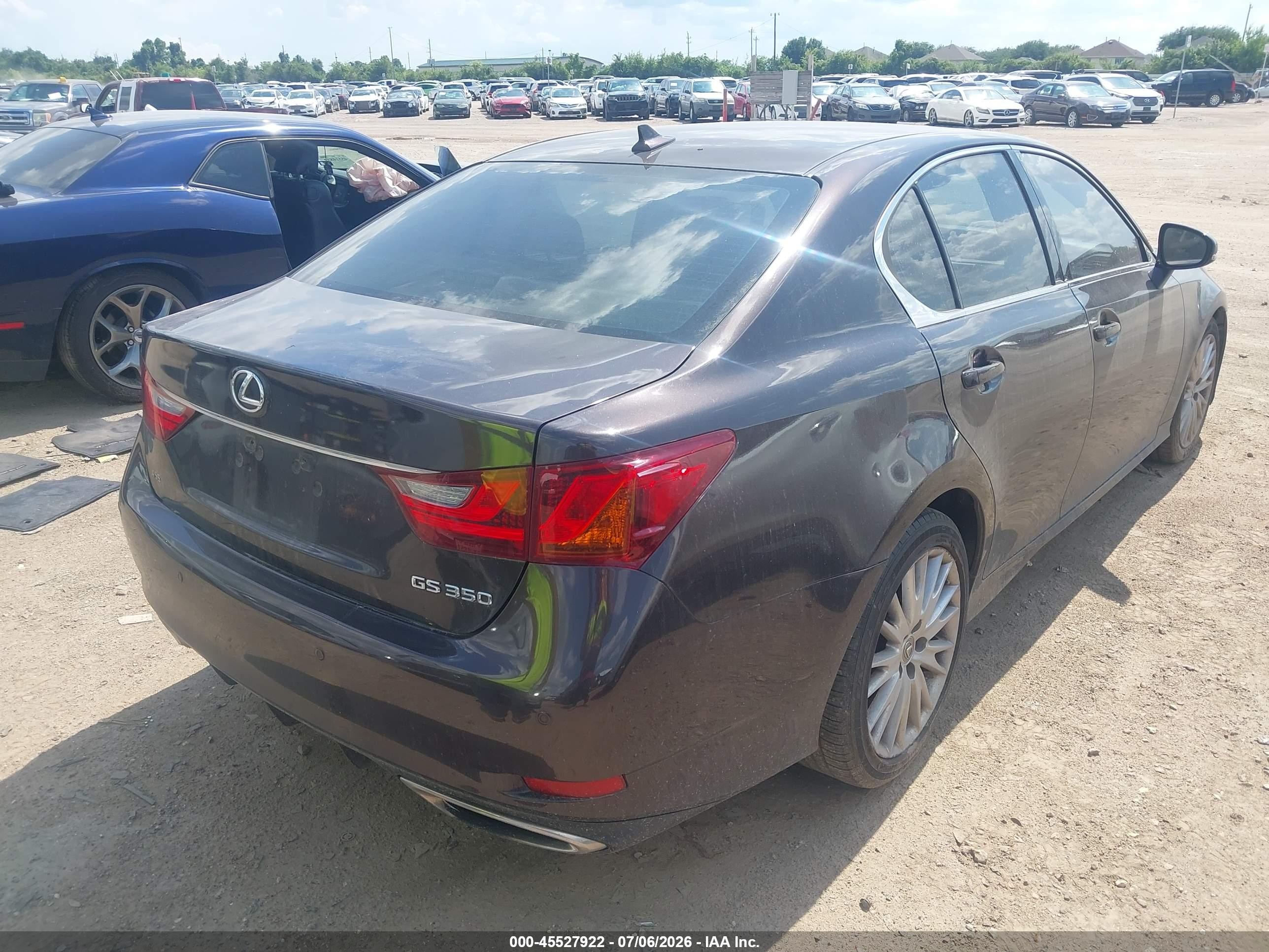 2013 Lexus Gs 350   Коричневый vin: JTHBE1BL4D5017138