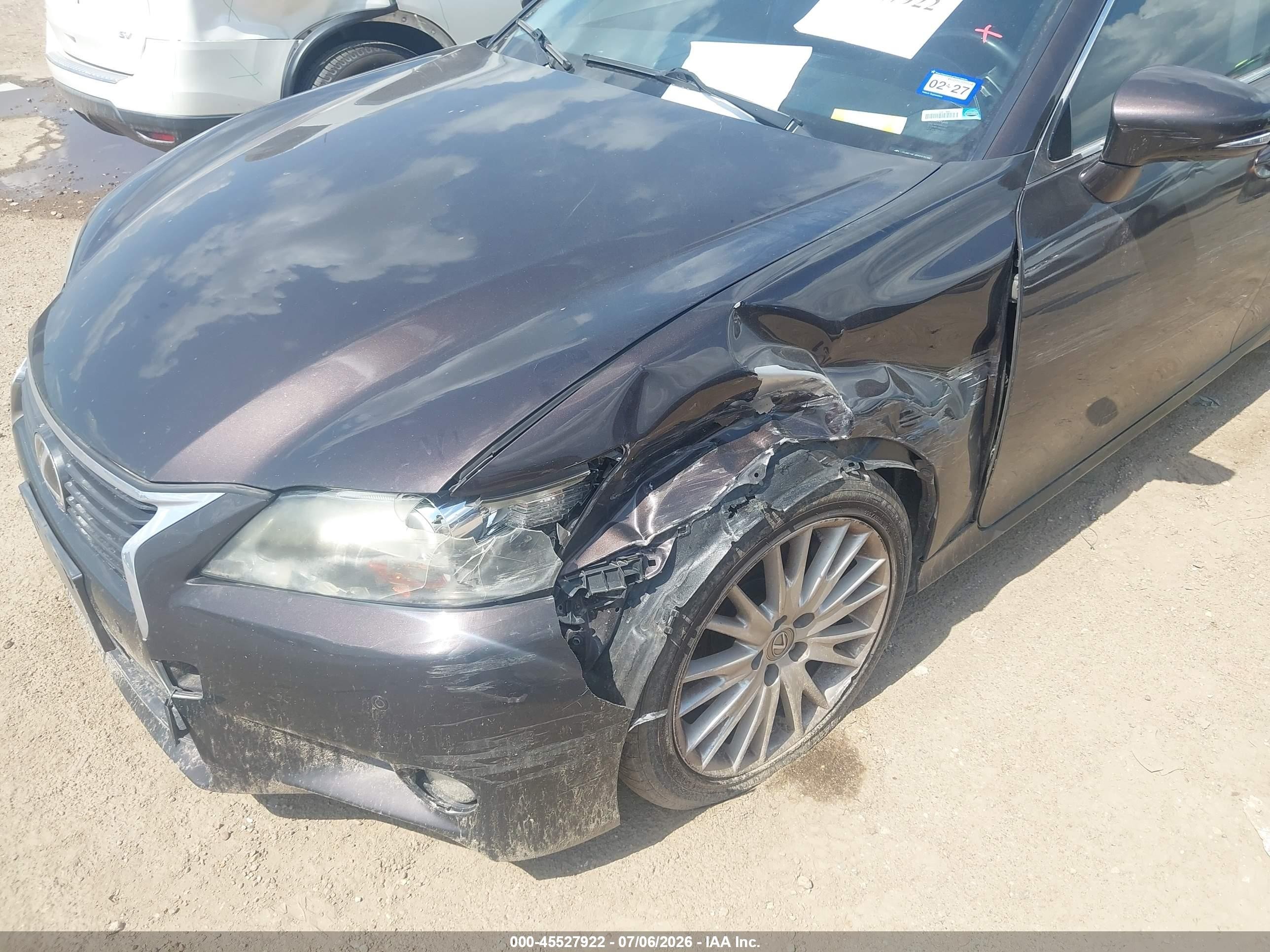 2013 Lexus Gs 350   Коричневый vin: JTHBE1BL4D5017138
