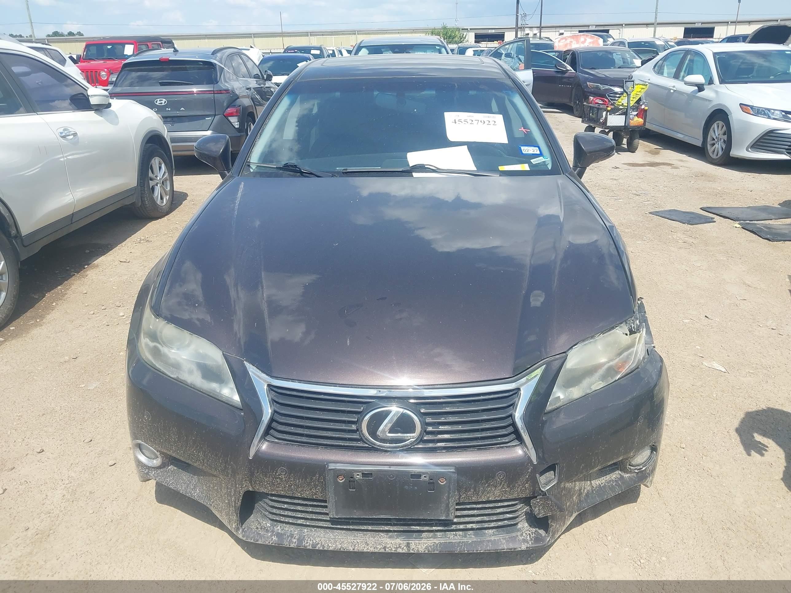 2013 Lexus Gs 350   Коричневый vin: JTHBE1BL4D5017138