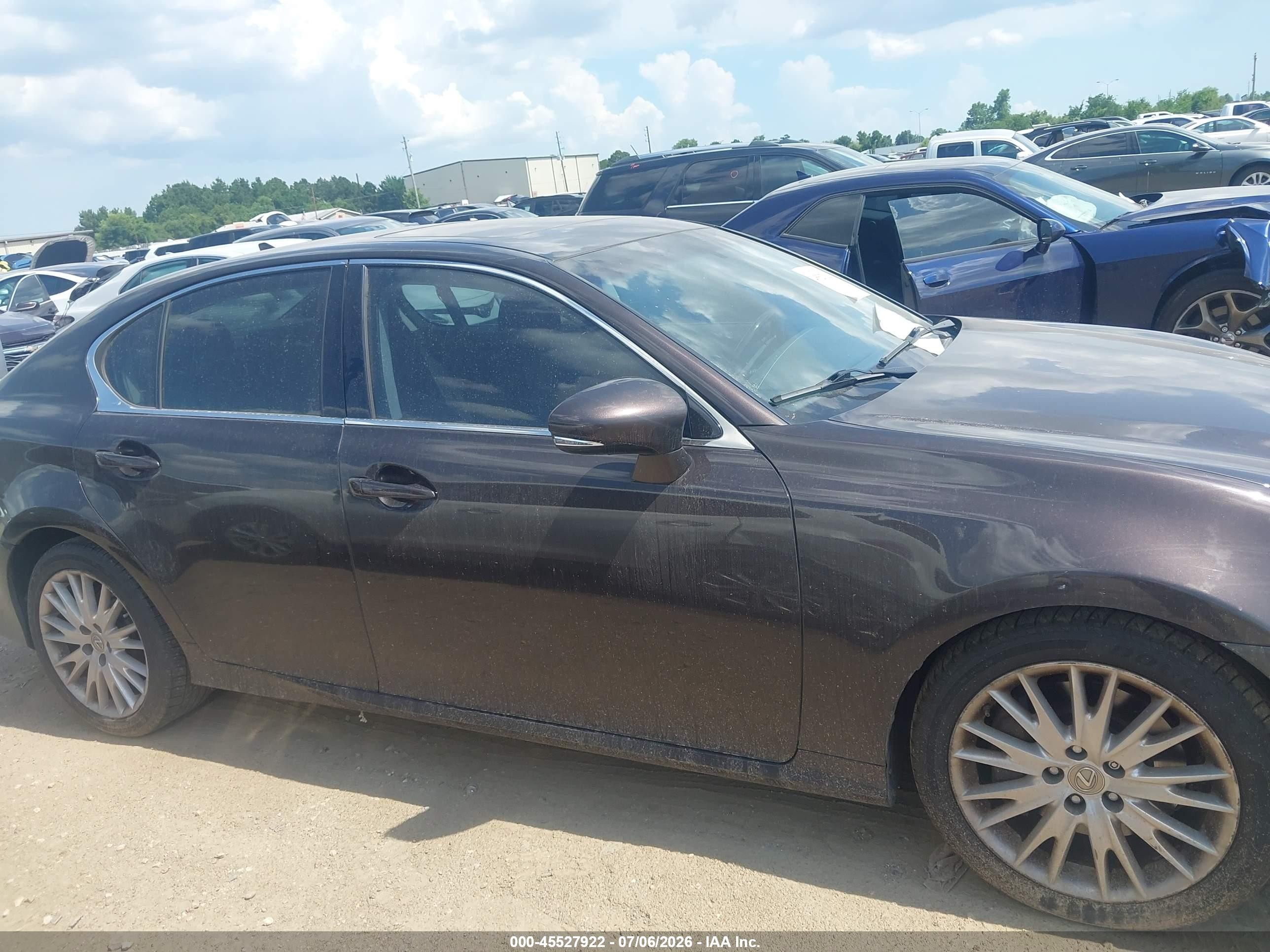 2013 Lexus Gs 350   Коричневый vin: JTHBE1BL4D5017138