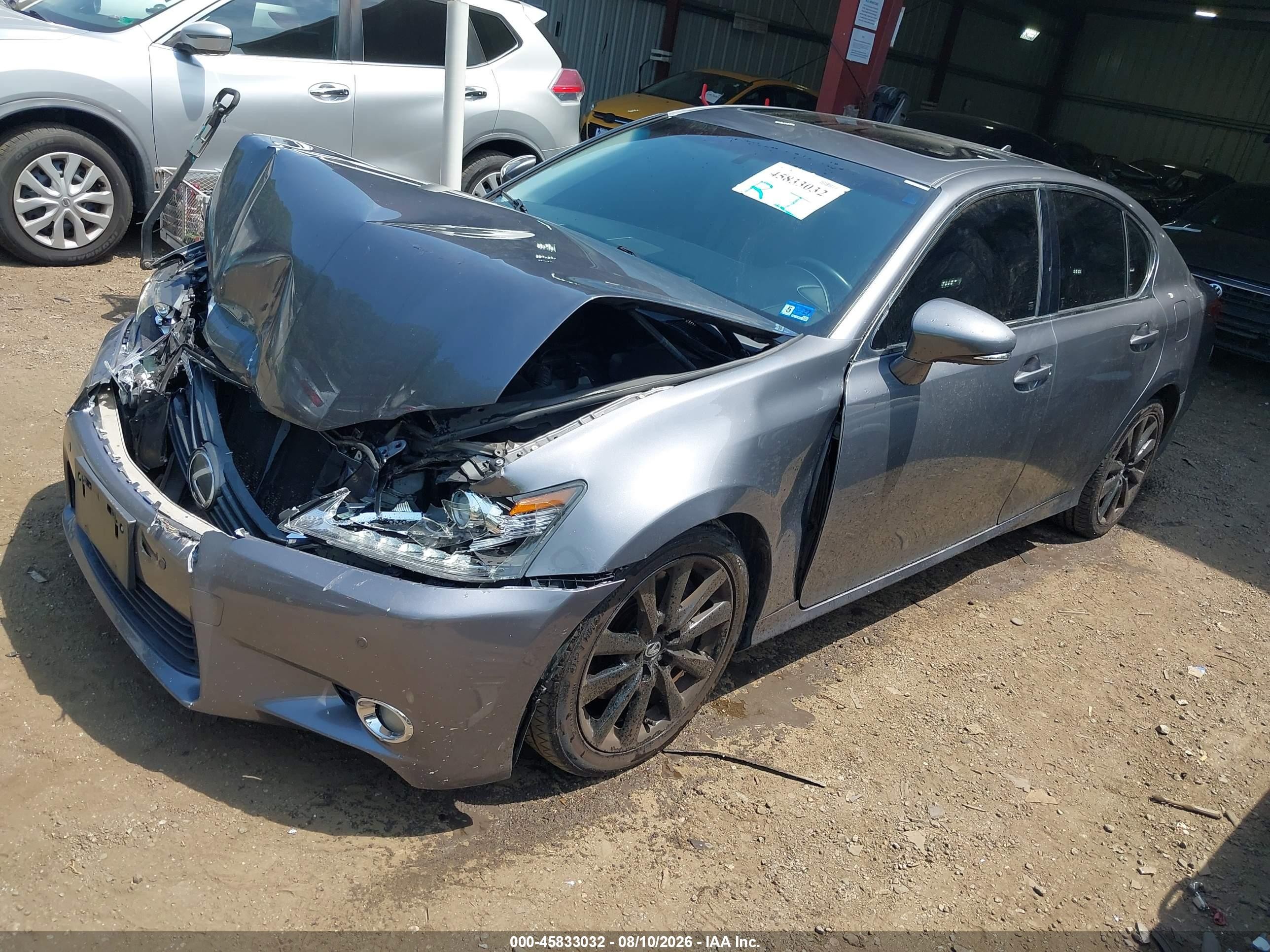 2013 Lexus Gs 350   Gray vin: JTHBE1BL4D5021495