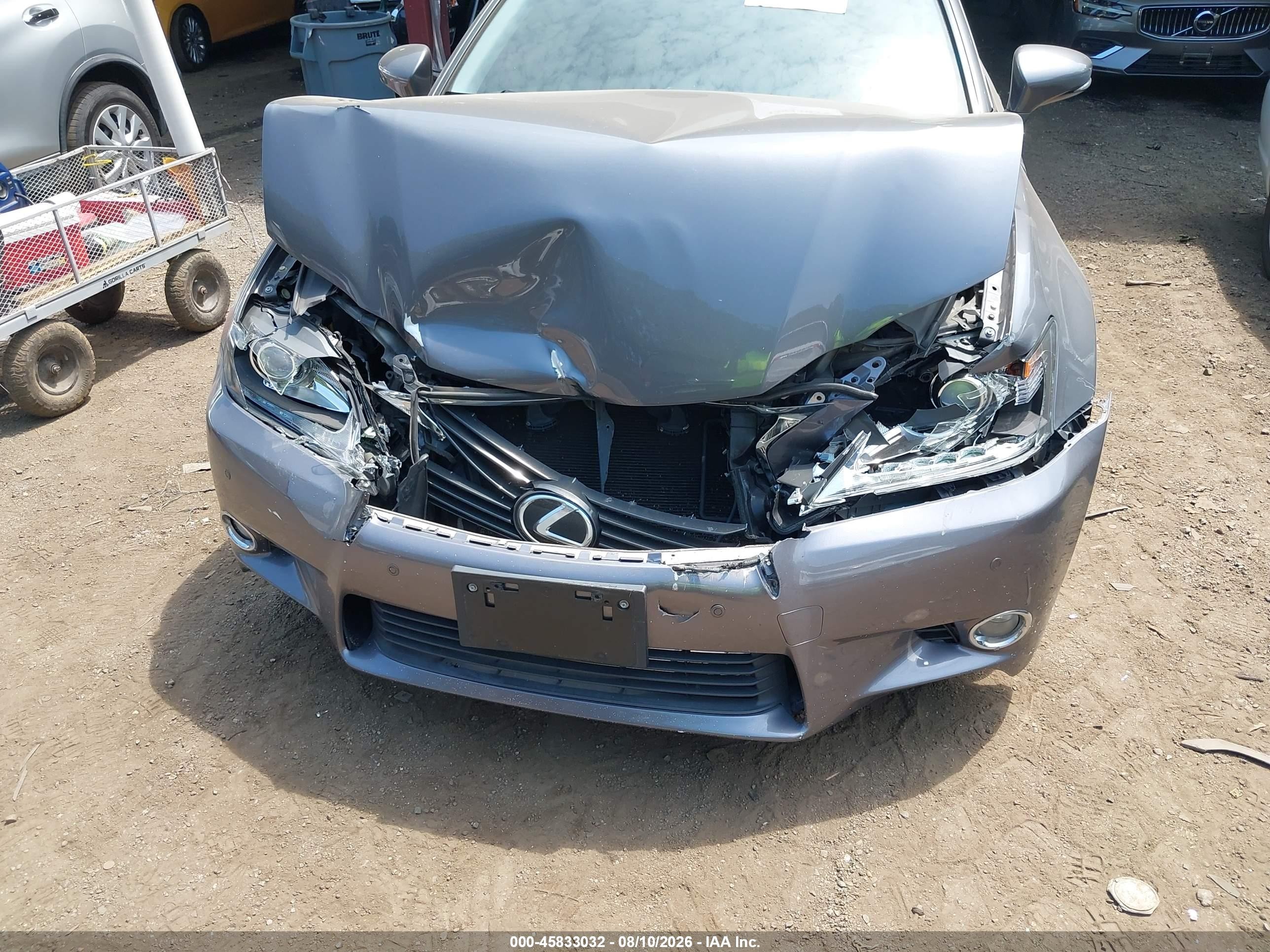 2013 Lexus Gs 350   Gray vin: JTHBE1BL4D5021495