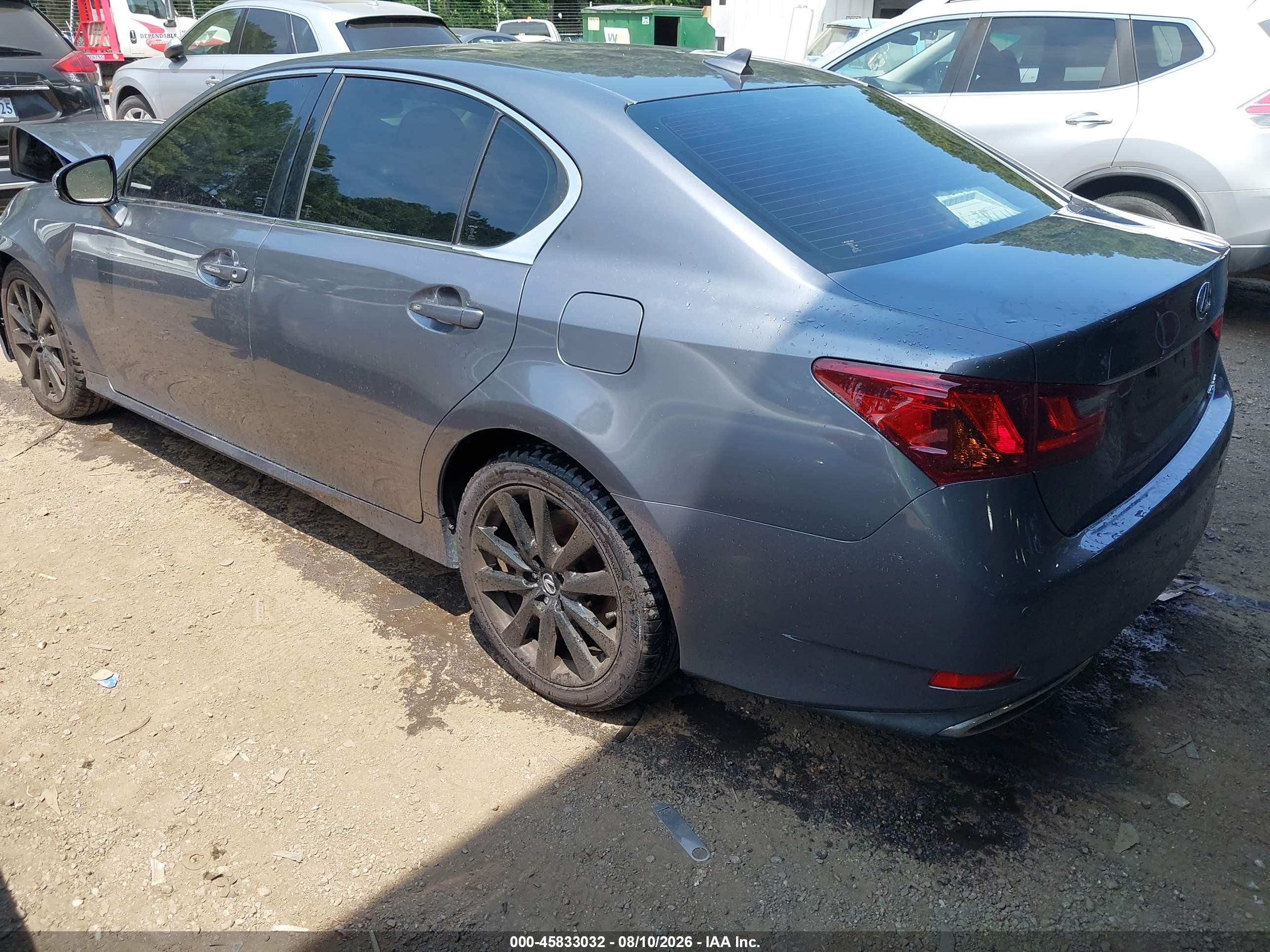 2013 Lexus Gs 350   Gray vin: JTHBE1BL4D5021495