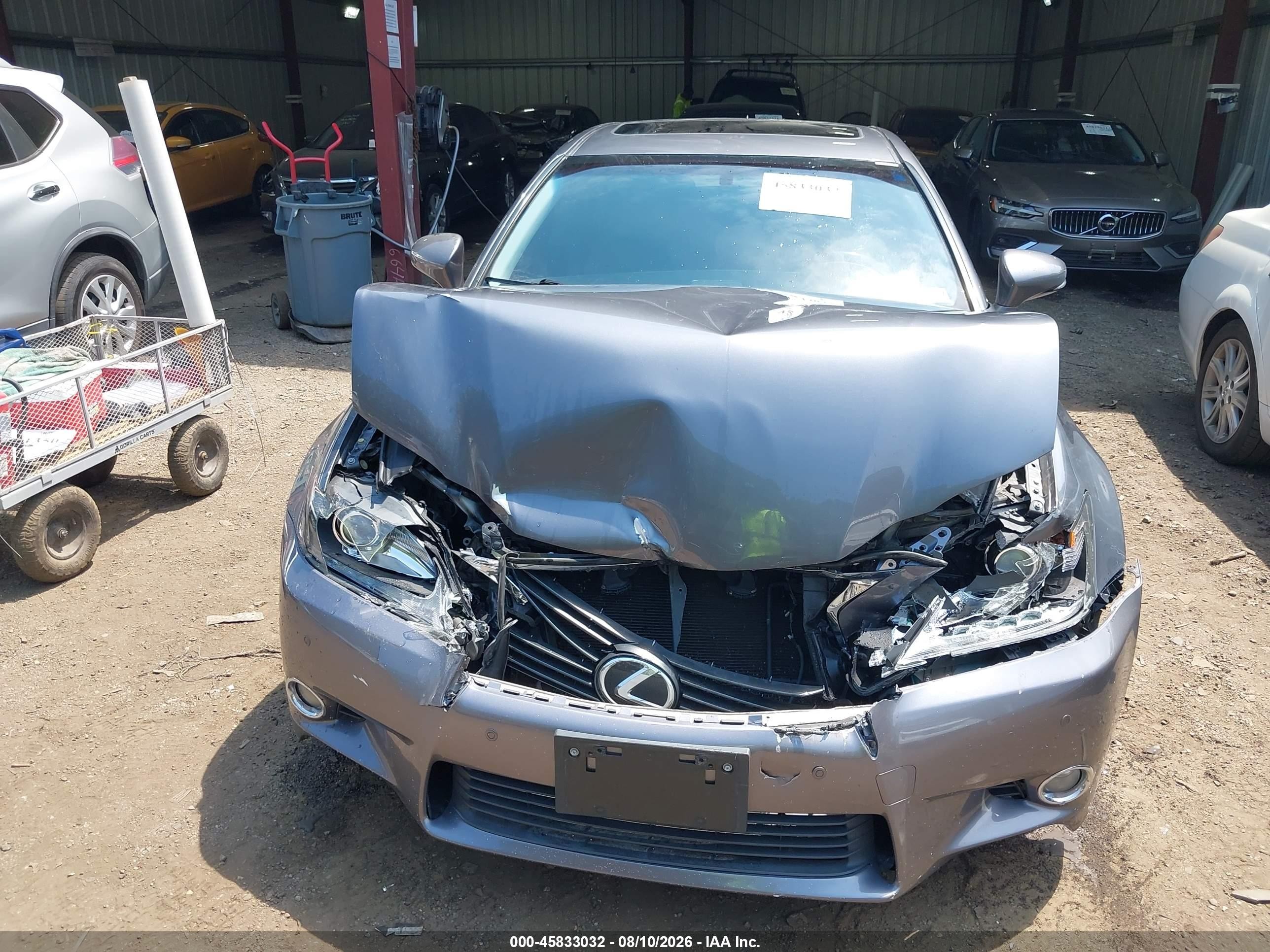 2013 Lexus Gs 350   Gray vin: JTHBE1BL4D5021495