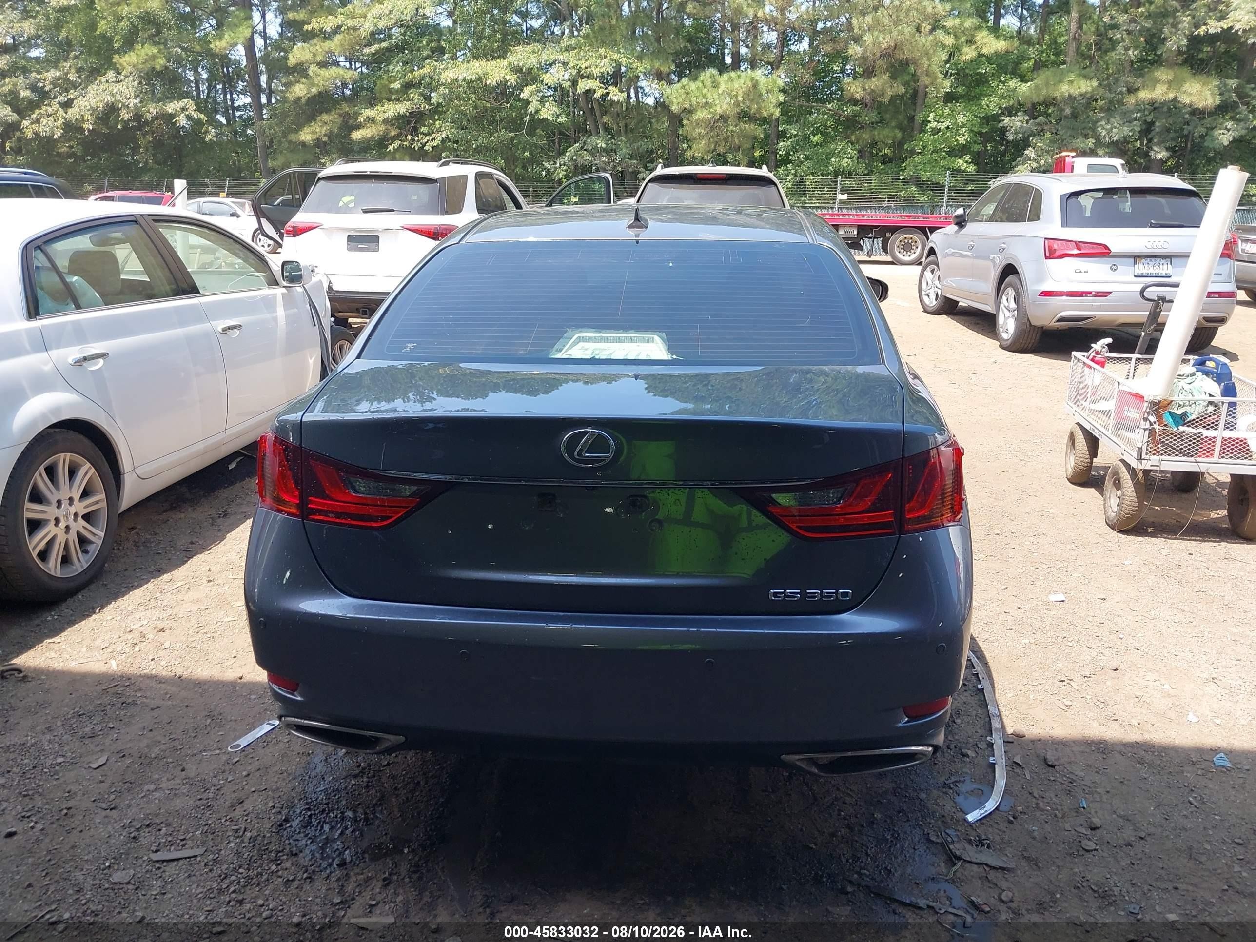 2013 Lexus Gs 350   Gray vin: JTHBE1BL4D5021495